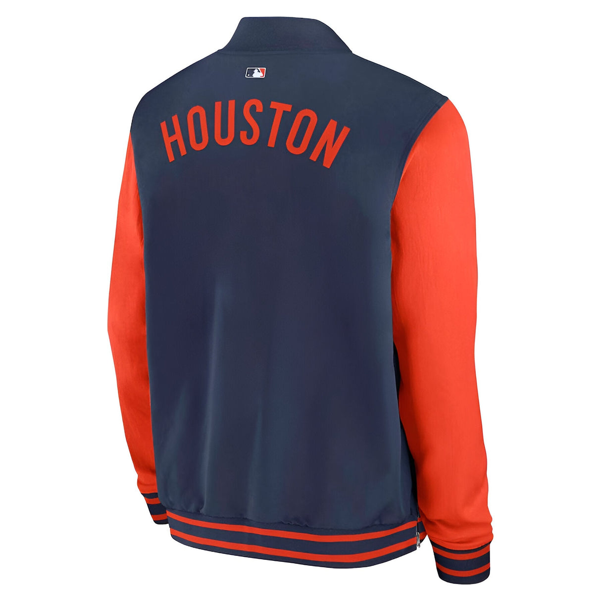 Nike Houston Astros Dugout Jacket - Orange & Navy - Nike -