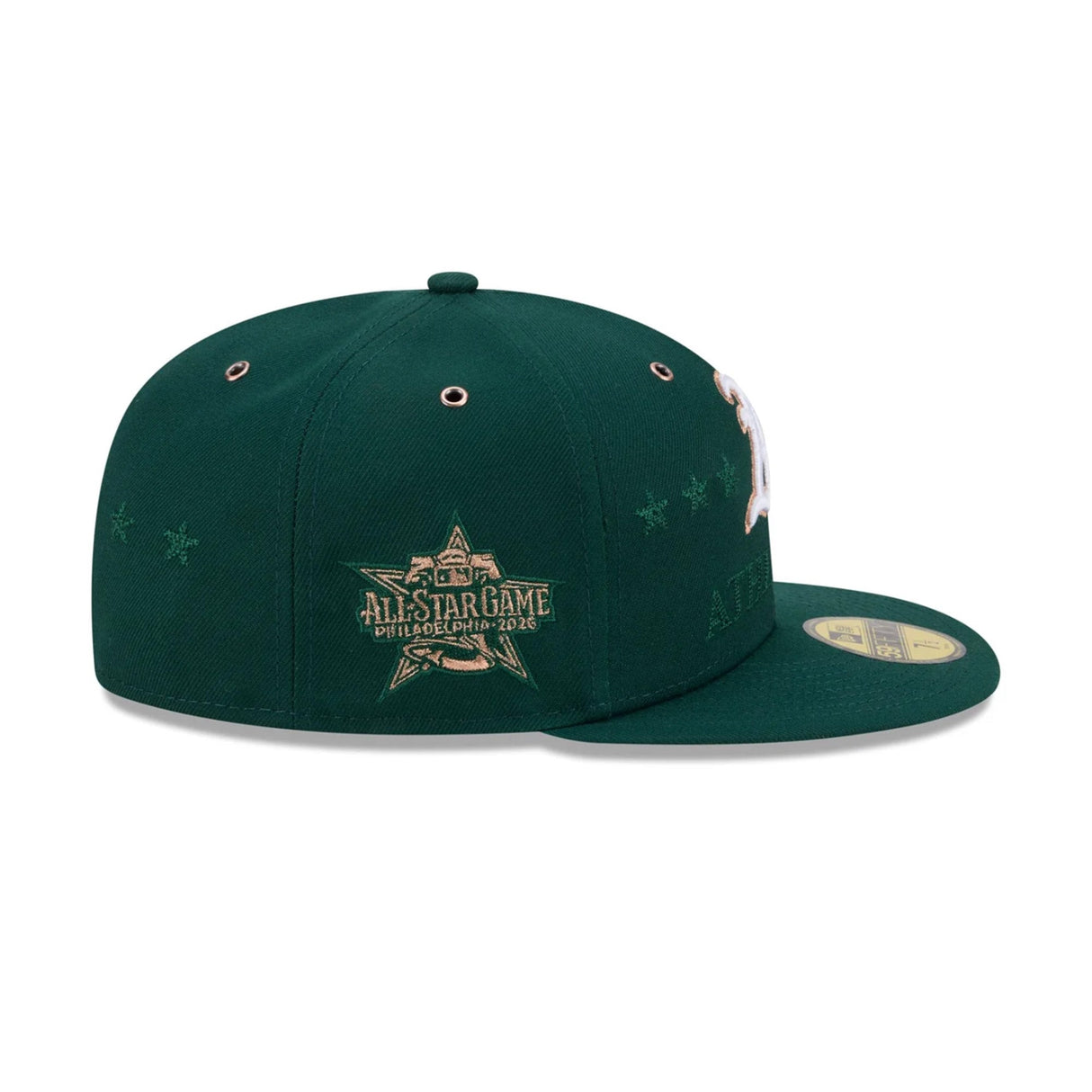 Oakland Athletics 2026 MLB All-Star Game Green 59FIFTY Fitted Hat - New Era - 37100140101