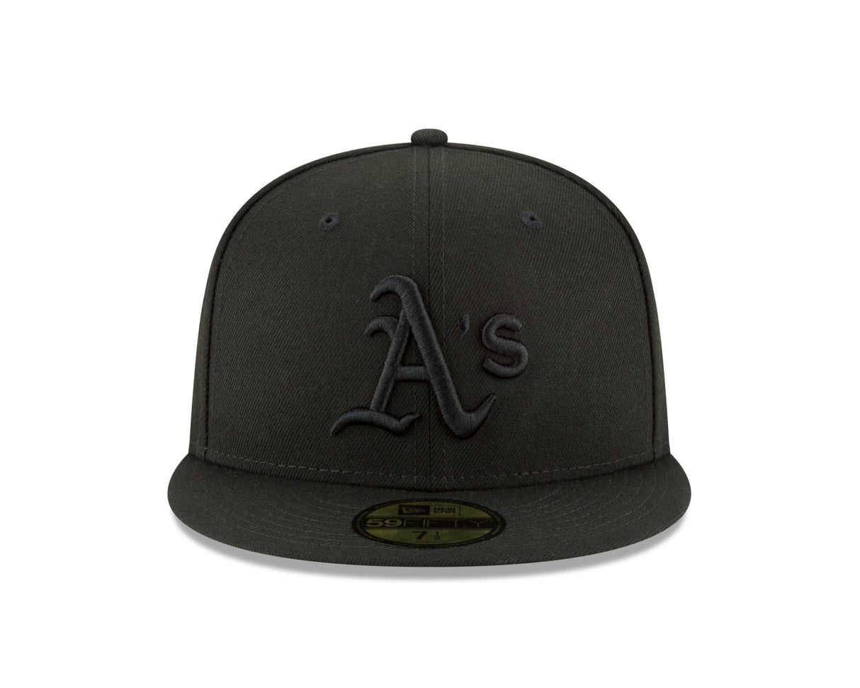 Oakland Athletics Authentic Collection Blackout 59FIFTY Fitted - New Era -