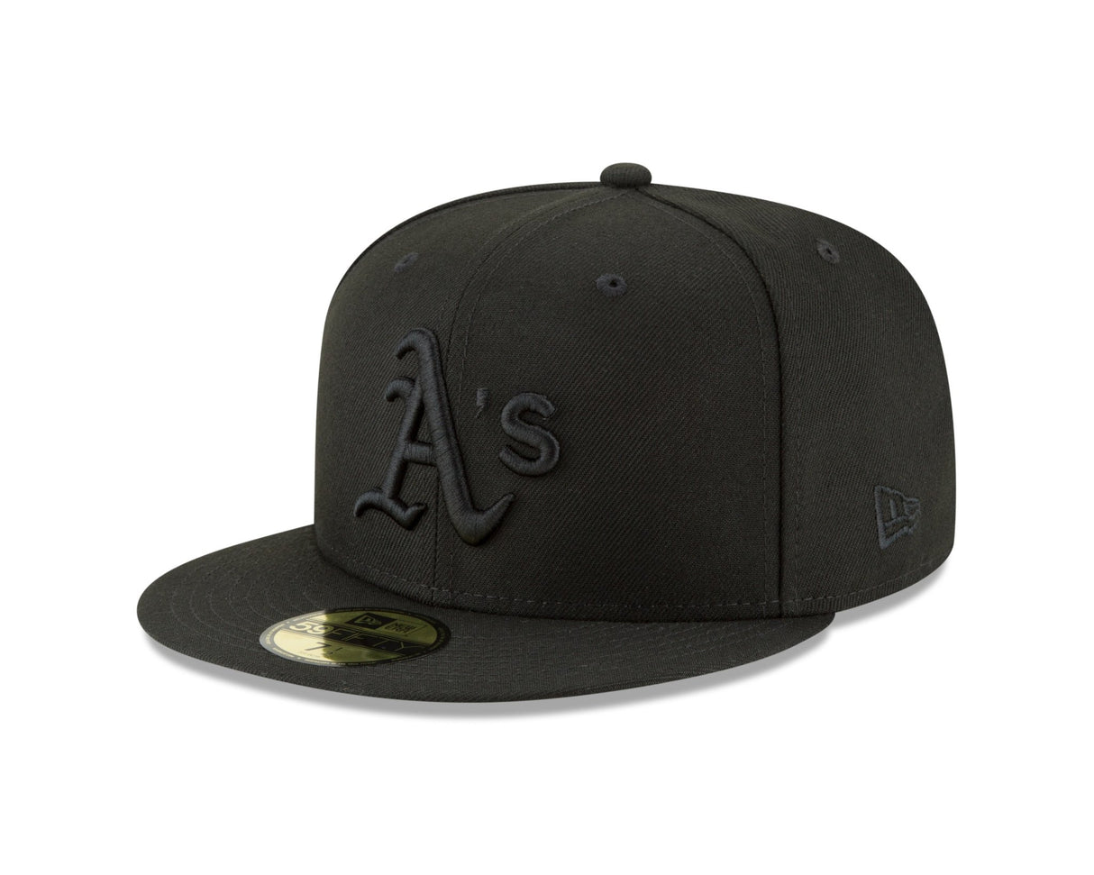 Oakland Athletics Authentic Collection Blackout 59FIFTY Fitted - New Era -