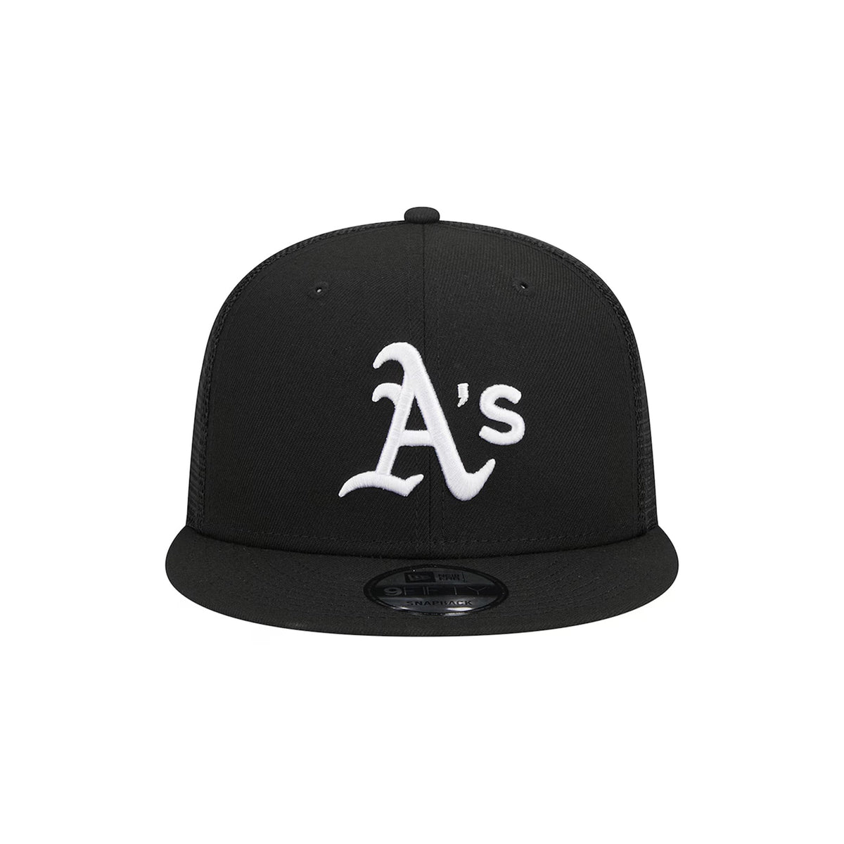 Oakland Athletics Evergreen Black 9FIFTY Snapback Trucker Hat - New Era - 23012740101