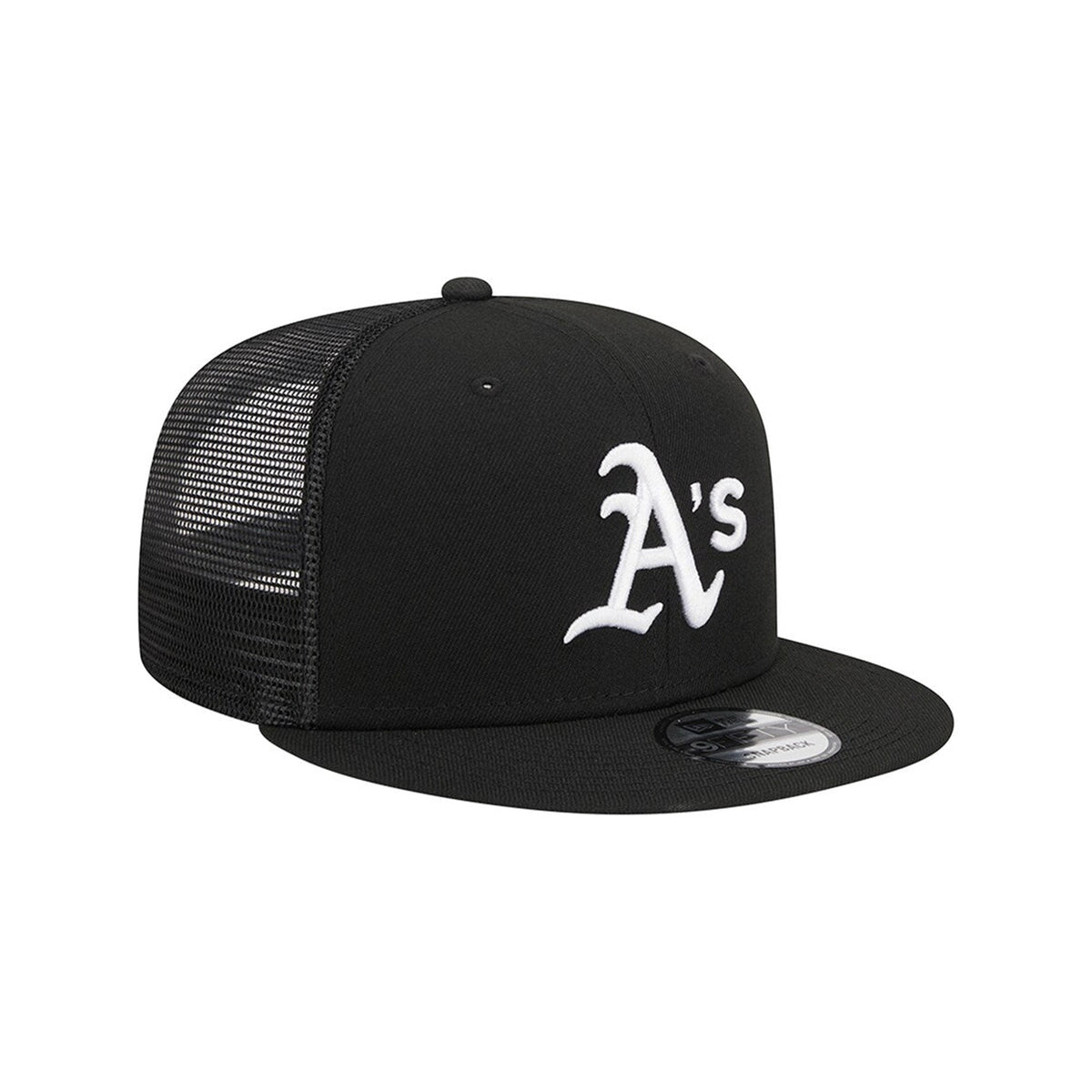 Oakland Athletics Evergreen Black 9FIFTY Snapback Trucker Hat - New Era - 23012740101