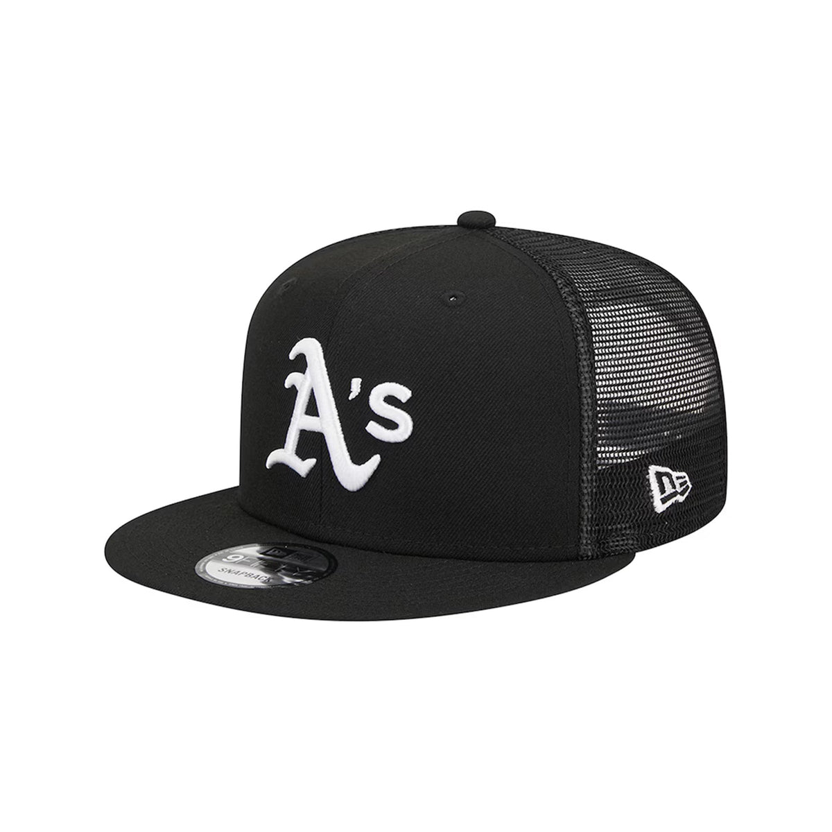 Oakland Athletics Evergreen Black 9FIFTY Snapback Trucker Hat - New Era - 23012740101