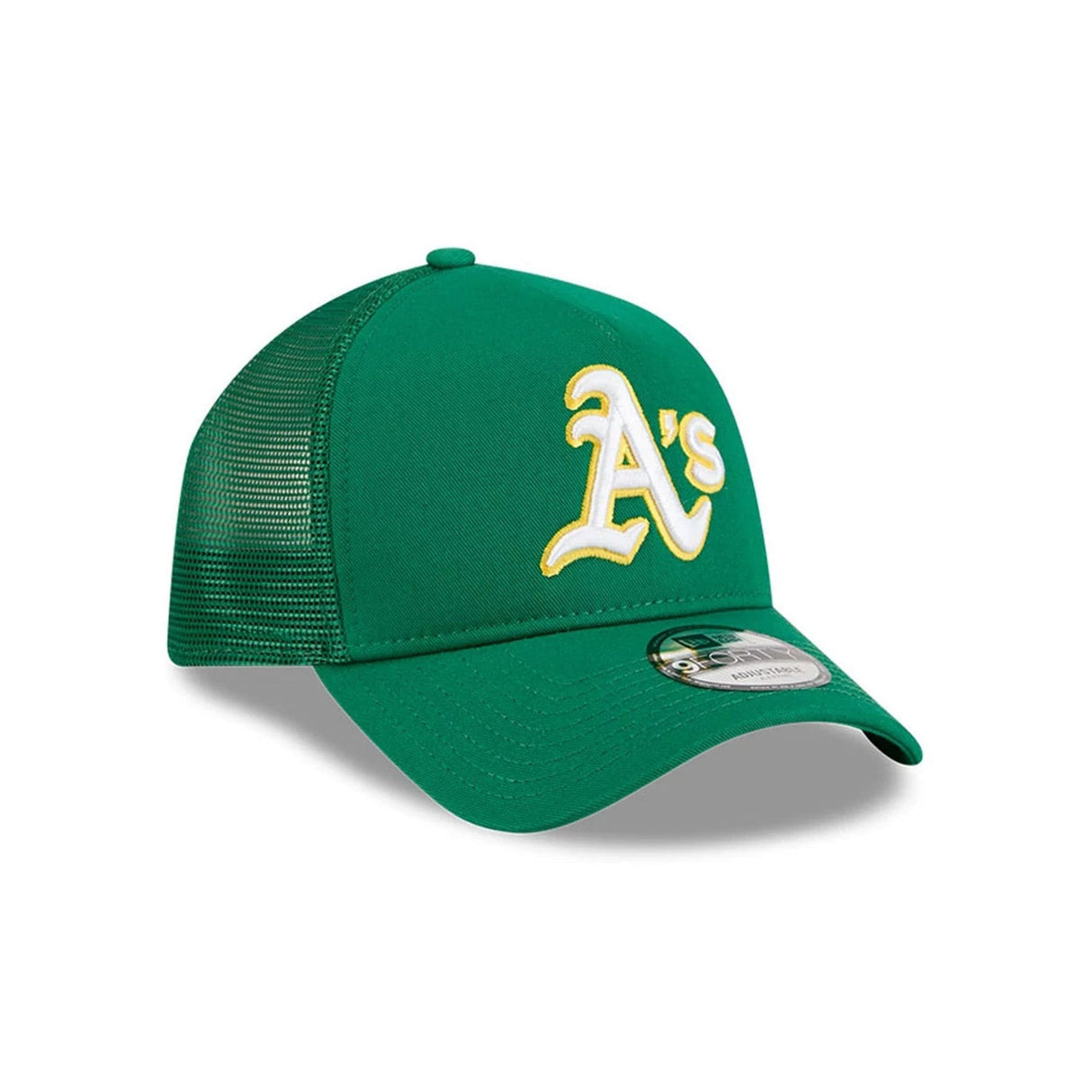 Oakland Athletics Kelly Green 9FORTY A-Frame Snapback Trucker Hat - New Era - 23013240101