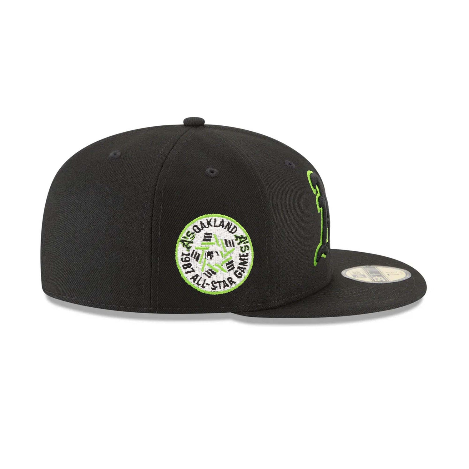 Oakland Athletics "POP COLOR" 59FIFTY Fitted - Green & Black - New Era -