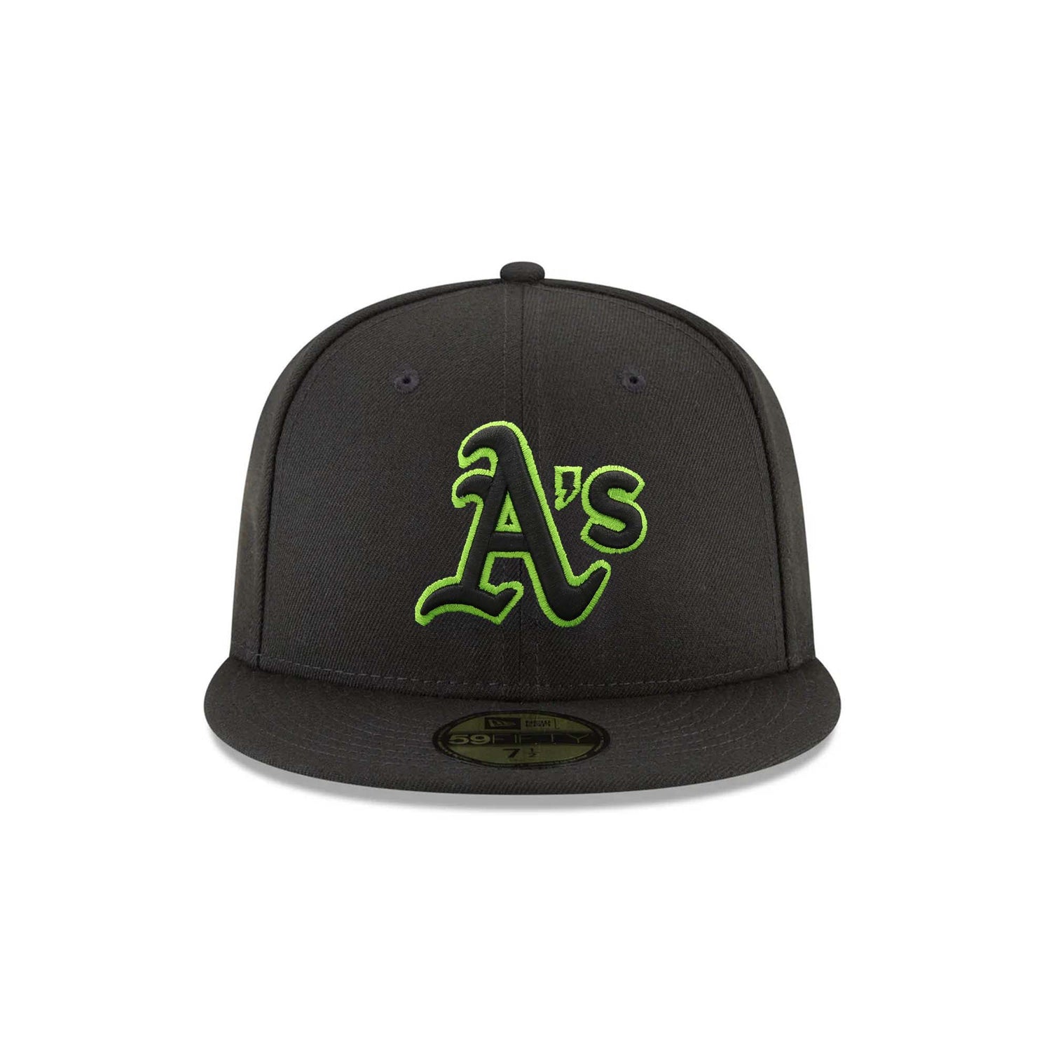 Oakland Athletics "POP COLOR" 59FIFTY Fitted - Green & Black - New Era -