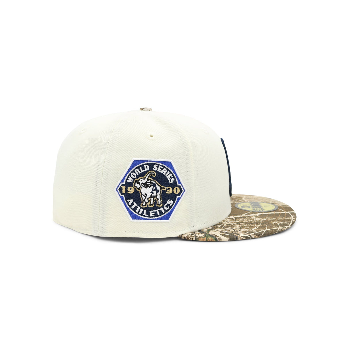 Oakland Athletics REALTREE® Cream 59FIFTY Fitted - New Era -