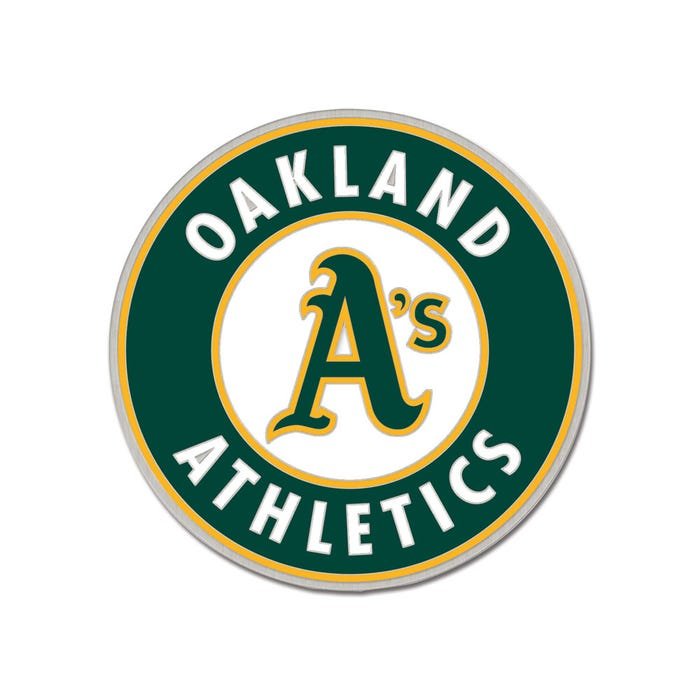Oakland Athletics Round Team Logo Collector Pin - Wincraft - 3236014013