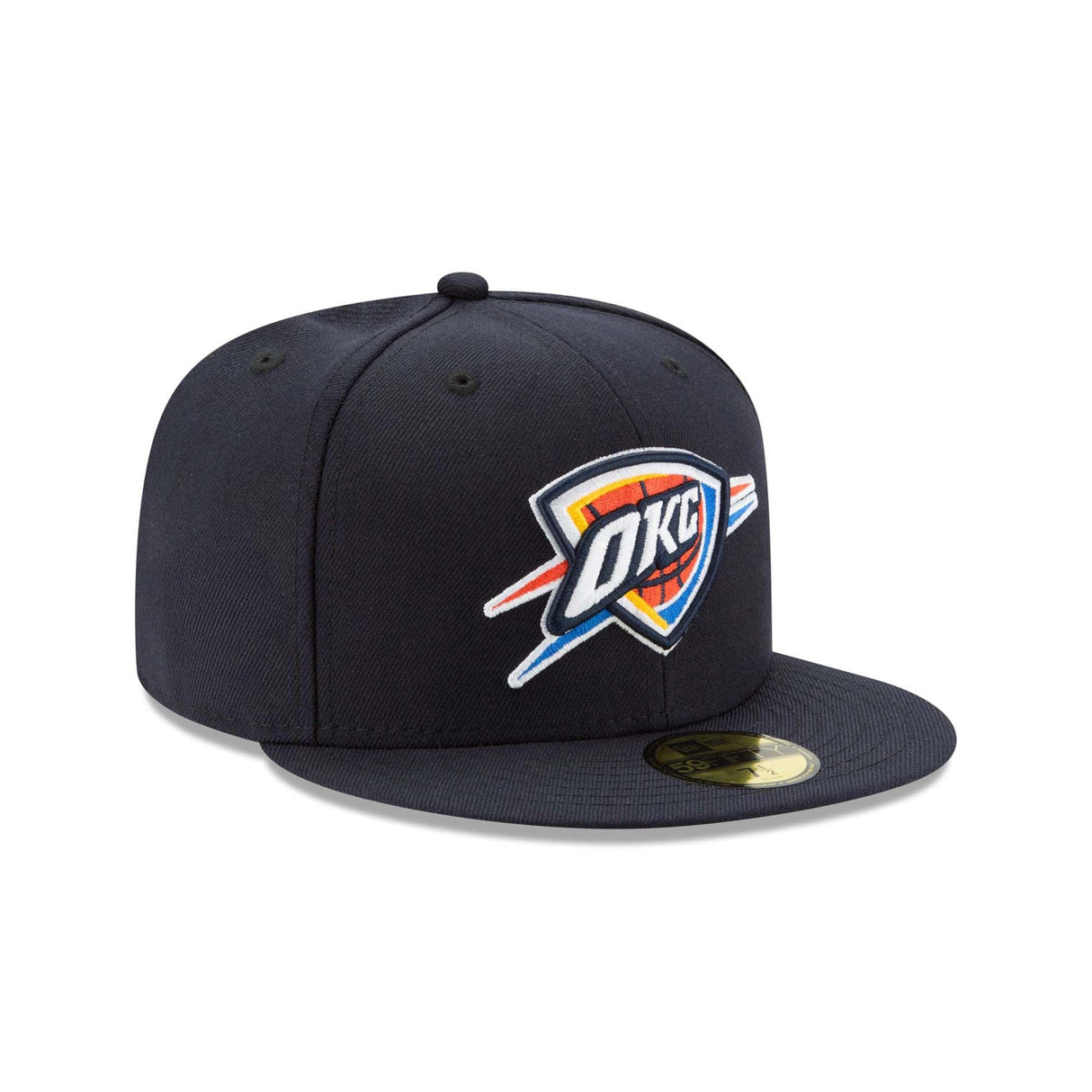 Oklahoma City Thunder Black 59FIFTY Fitted Hat - New Era - 23440122701