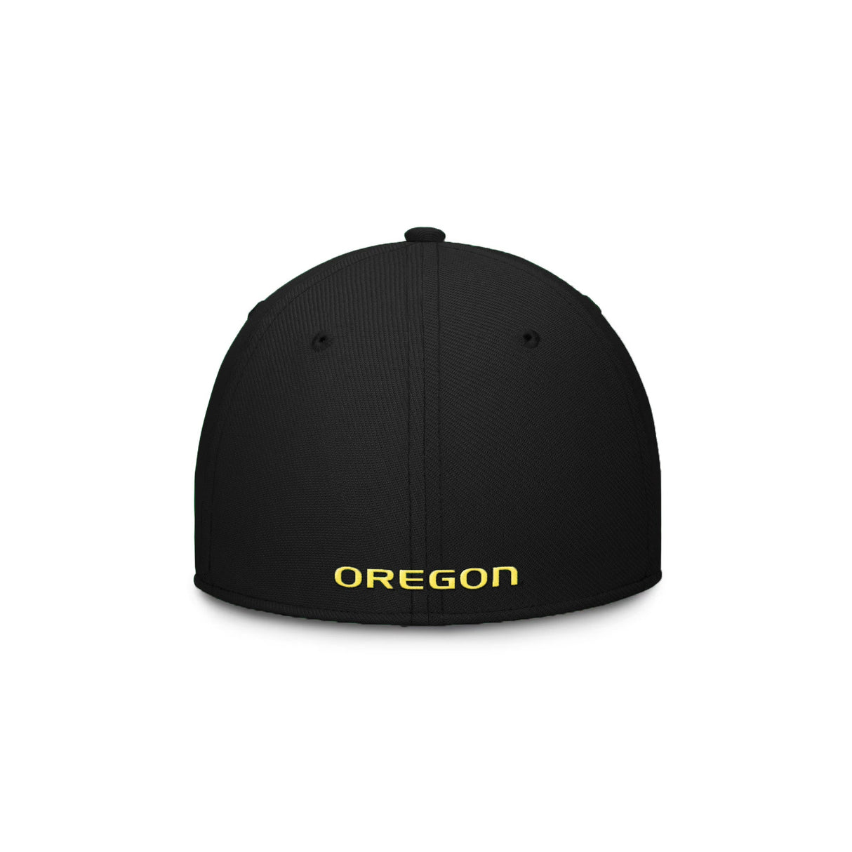 Oregon Ducks Black Swoosh Flex Fitted Hat - Nike - 2305304651