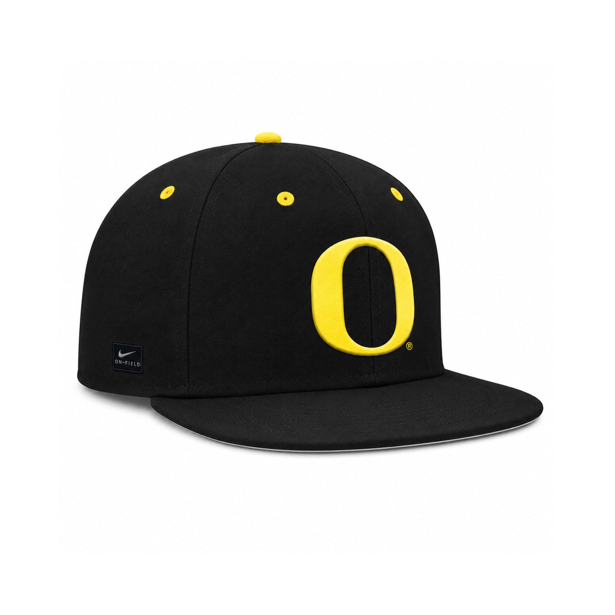 Oregon Ducks On-Field Dri-FIT Black Pro Fitted Hat - Nike - 230530165214