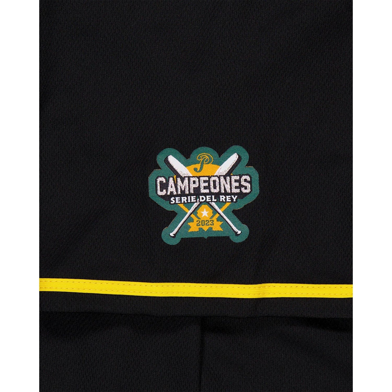Pericos de Puebla Black & Yellow New Era Button - Up Jersey - New Era -