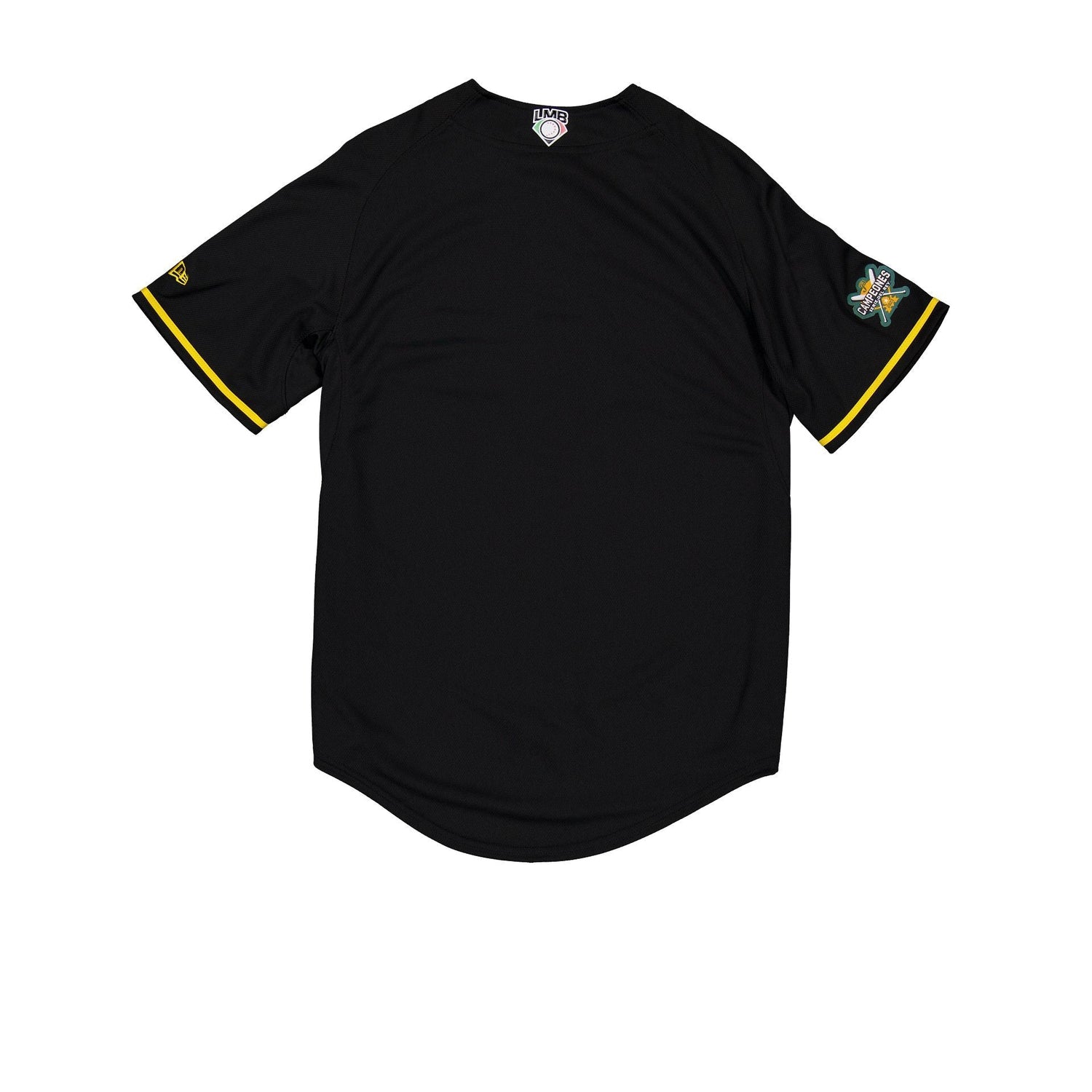 Pericos de Puebla Black & Yellow New Era Button - Up Jersey - New Era -