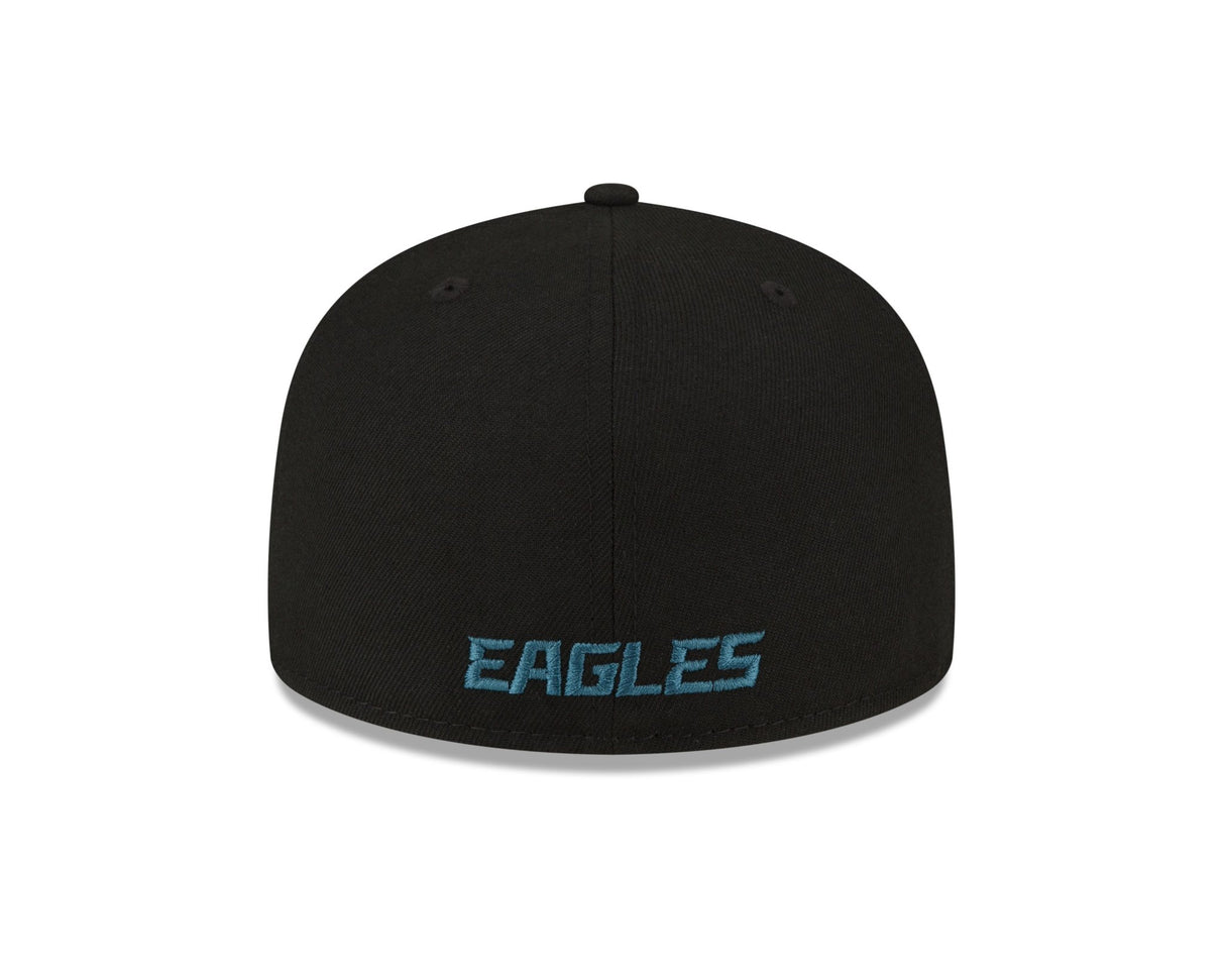 Philadelphia Eagles Authentic Collection Black & White 59FIFTY Fitted - New Era -