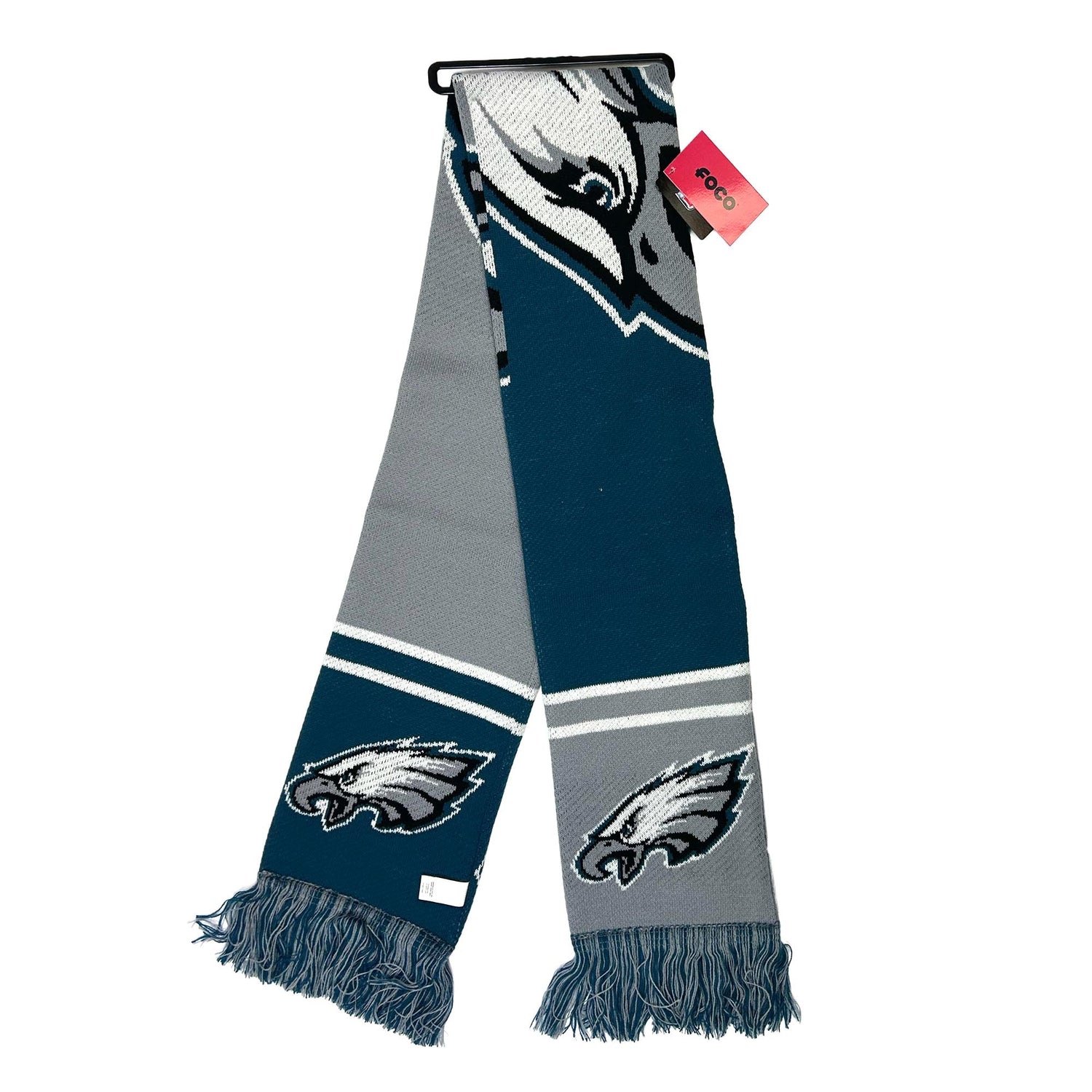 Philadelphia Eagles Color Block Double - Sided Scarf - FOCO -