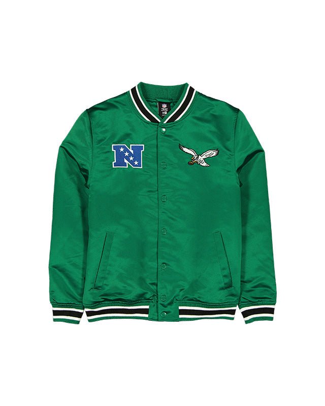 Philadelphia Eagles Green Satin Classics Jacket - New Era -