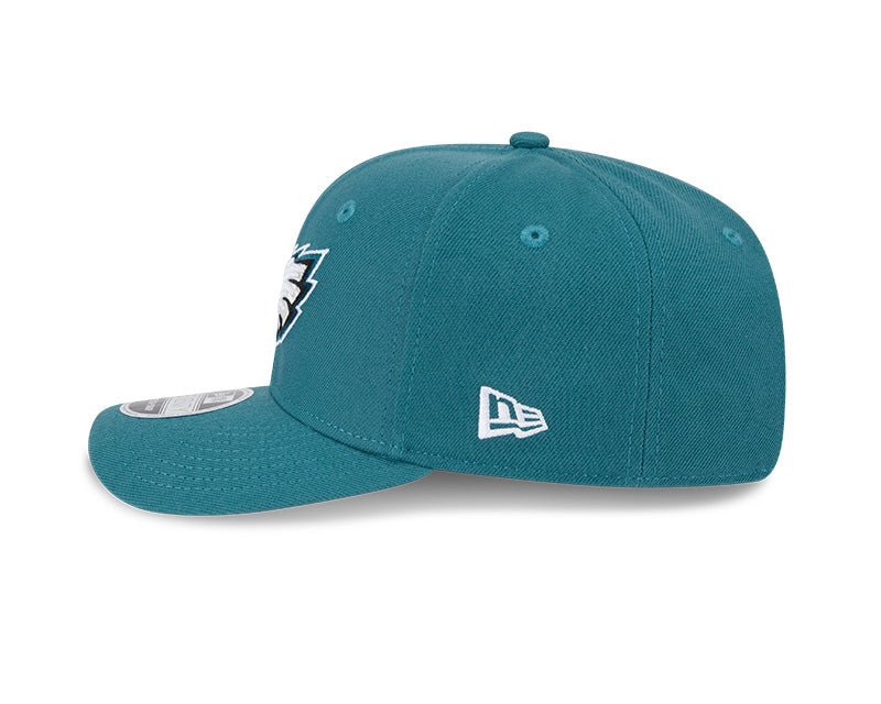 Philadelphia Eagles Logo Green 9SEVENTY Stretch - Snap Hat - New Era - 239519114