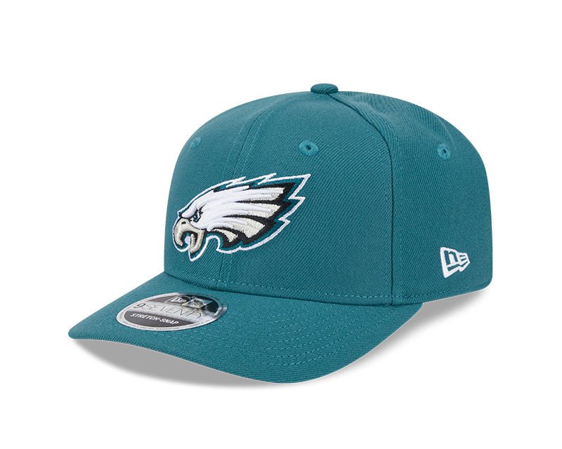 Philadelphia Eagles Logo Green 9SEVENTY Stretch - Snap Hat - New Era - 239519114