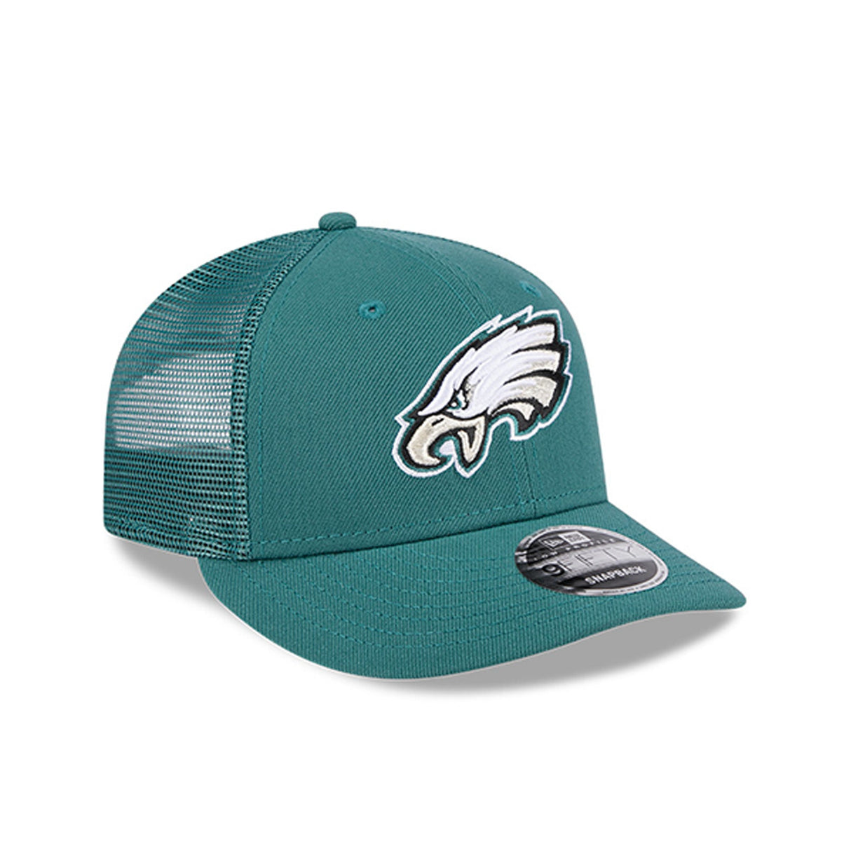Philadelphia Eagles Midnight Green 9FIFTY Snapback Trucker Hat - New Era - 23850211401