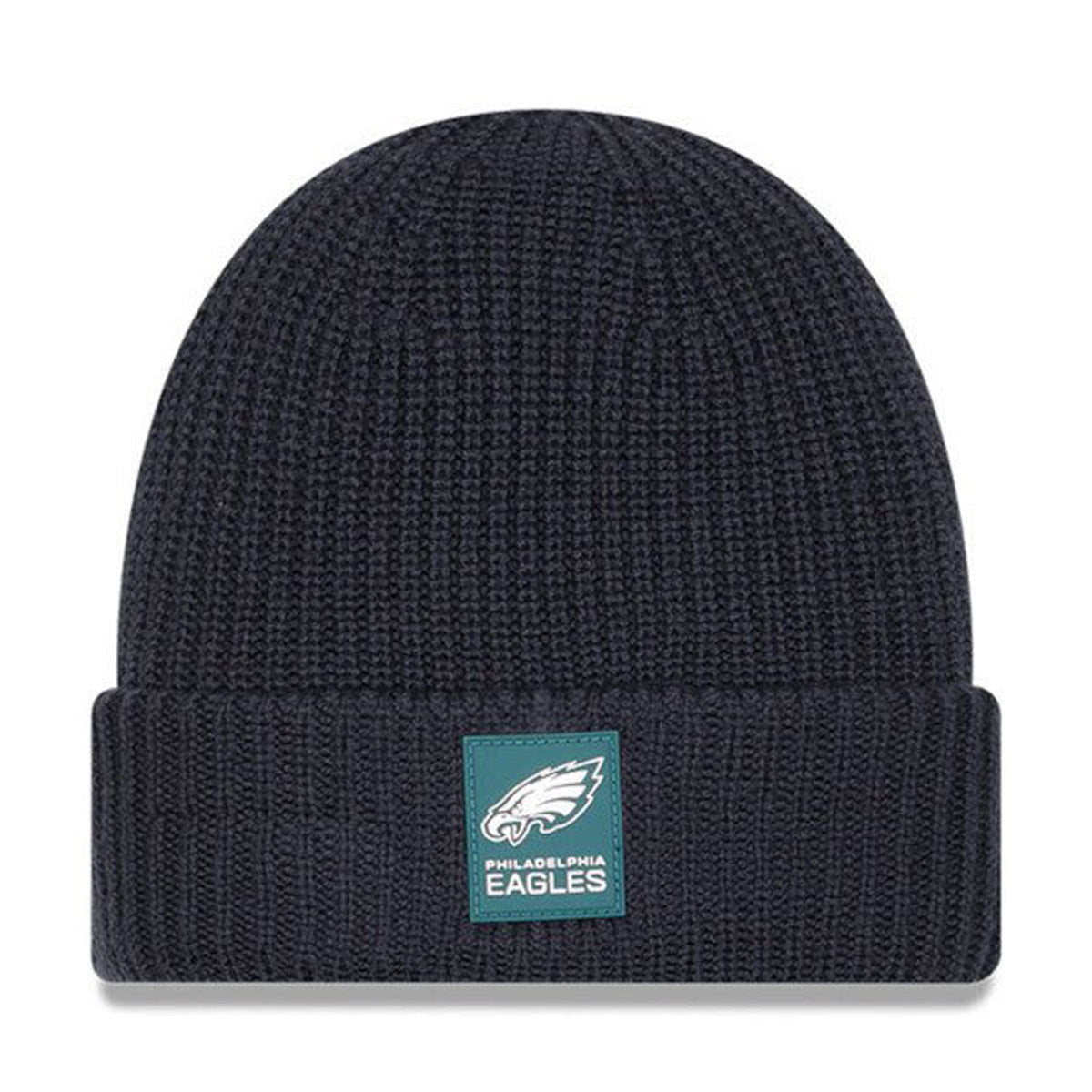 Philadelphia Eagles Navy Cuffed Knit Beanie - New Era -