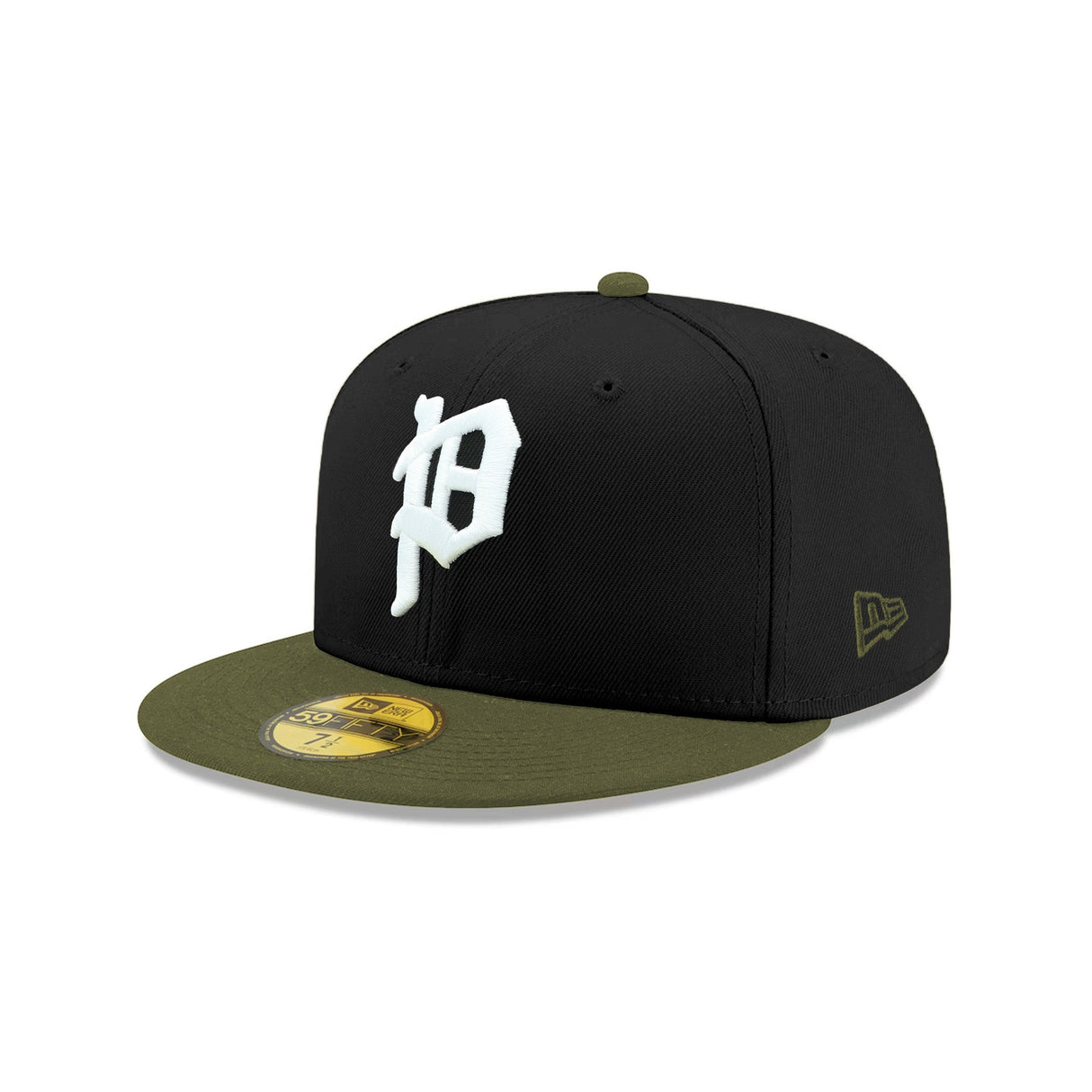 Philadelphia Phillies 1925 Liberty Bell Side Patch Black & Olive 59FIFTY Fitted Hat - New Era - 23862142001