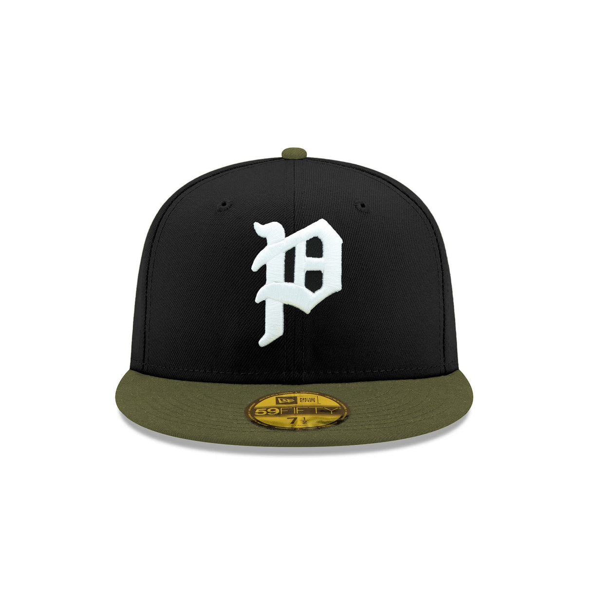 Philadelphia Phillies 1925 Liberty Bell Side Patch Black & Olive 59FIFTY Fitted Hat - New Era - 23862142001