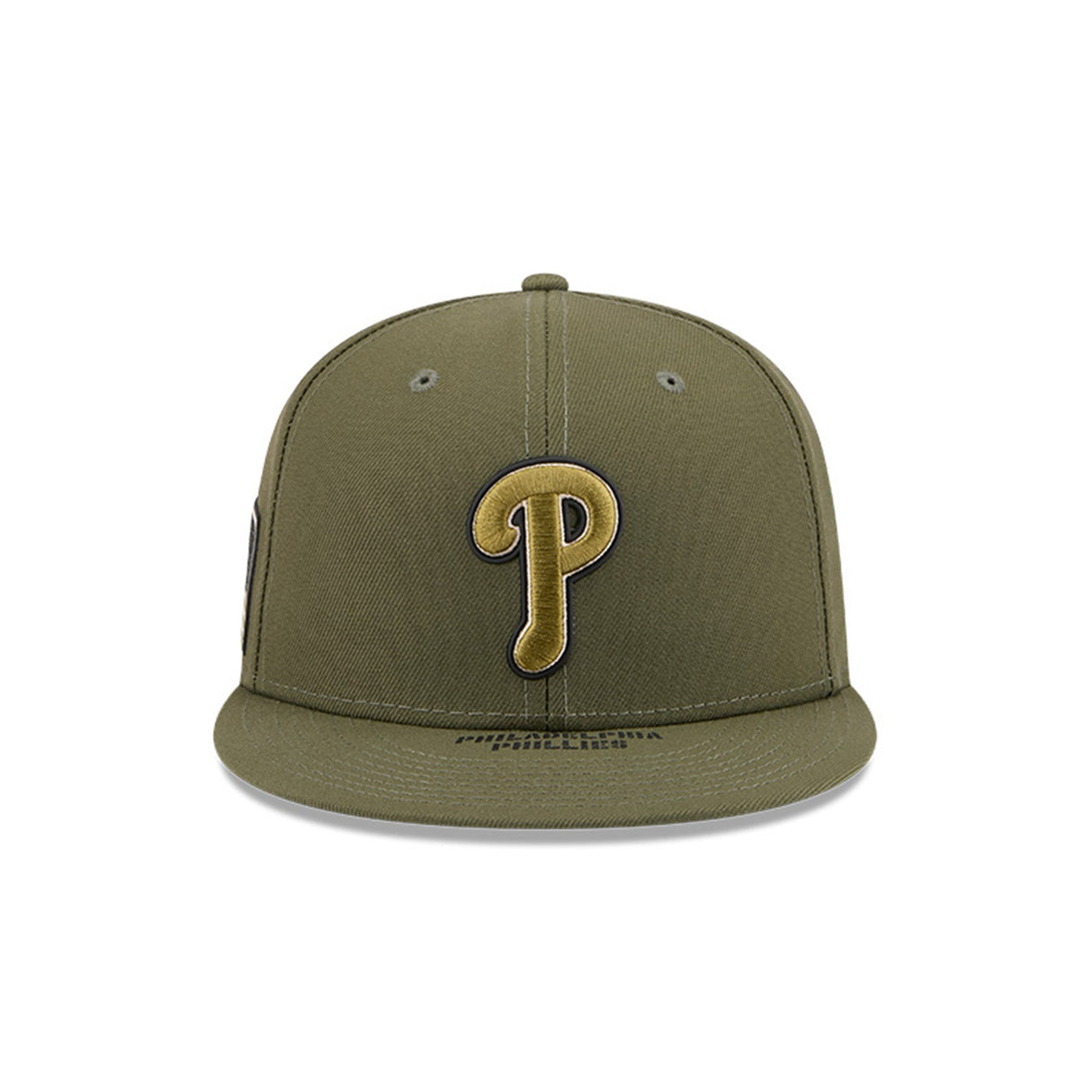 Philadelphia Phillies Armed Forces Day Olive 59FIFTY Fitted Hat - New Era - 37090242003