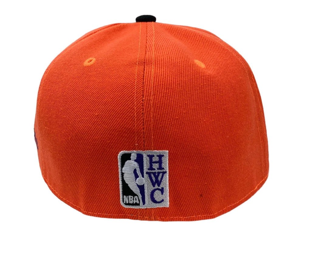 Phoenix Suns Orange/Black Hardwood Classics Dynasty Fitted Hat - Mitchell & Ness -