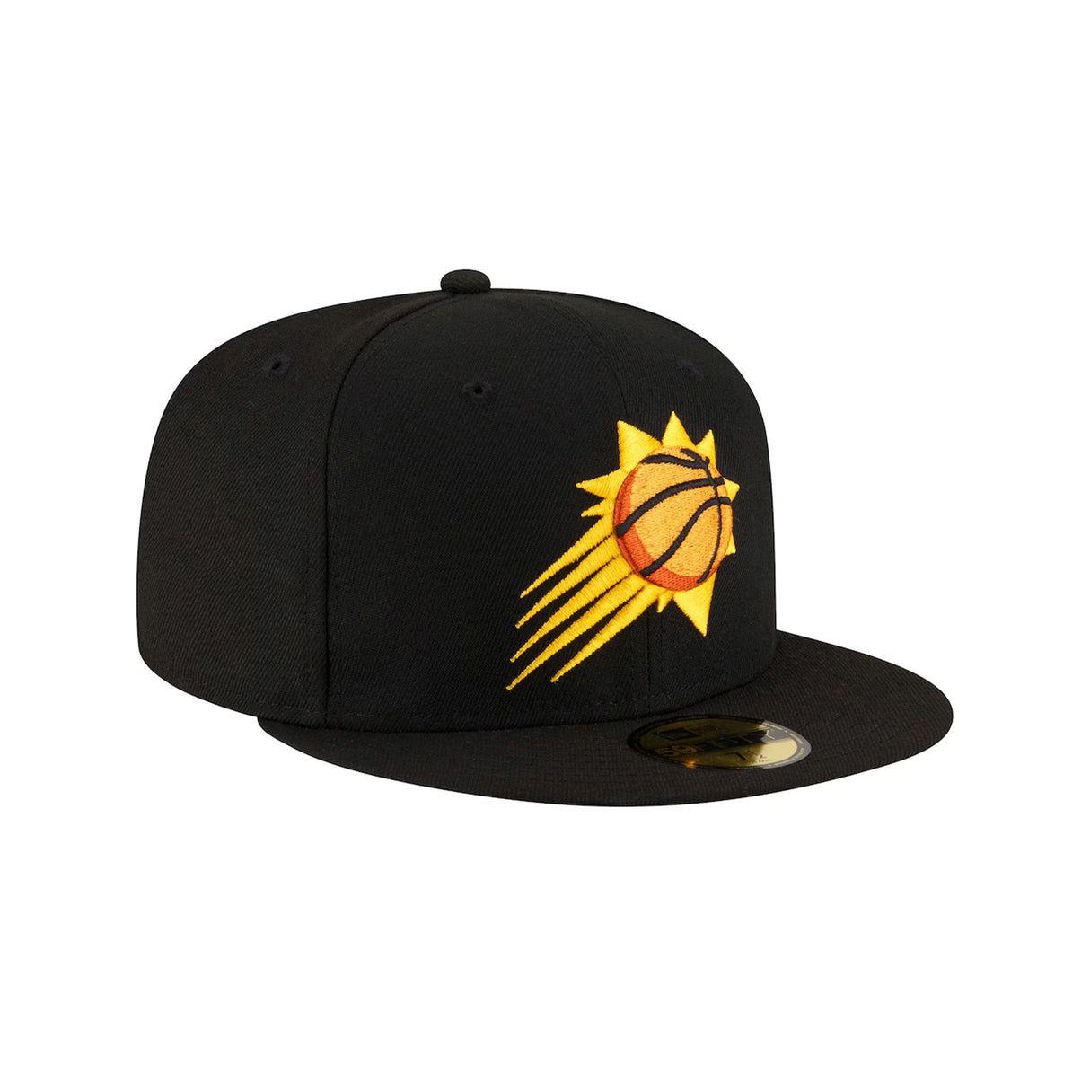 Phoenix Suns Team Logo Black 59FIFTY Fitted Hat - New Era - 23290122601