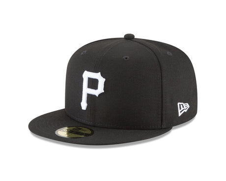 Pittsburgh Pirates Authentic Collection Black and White 59FIFTY Fitted - New Era -