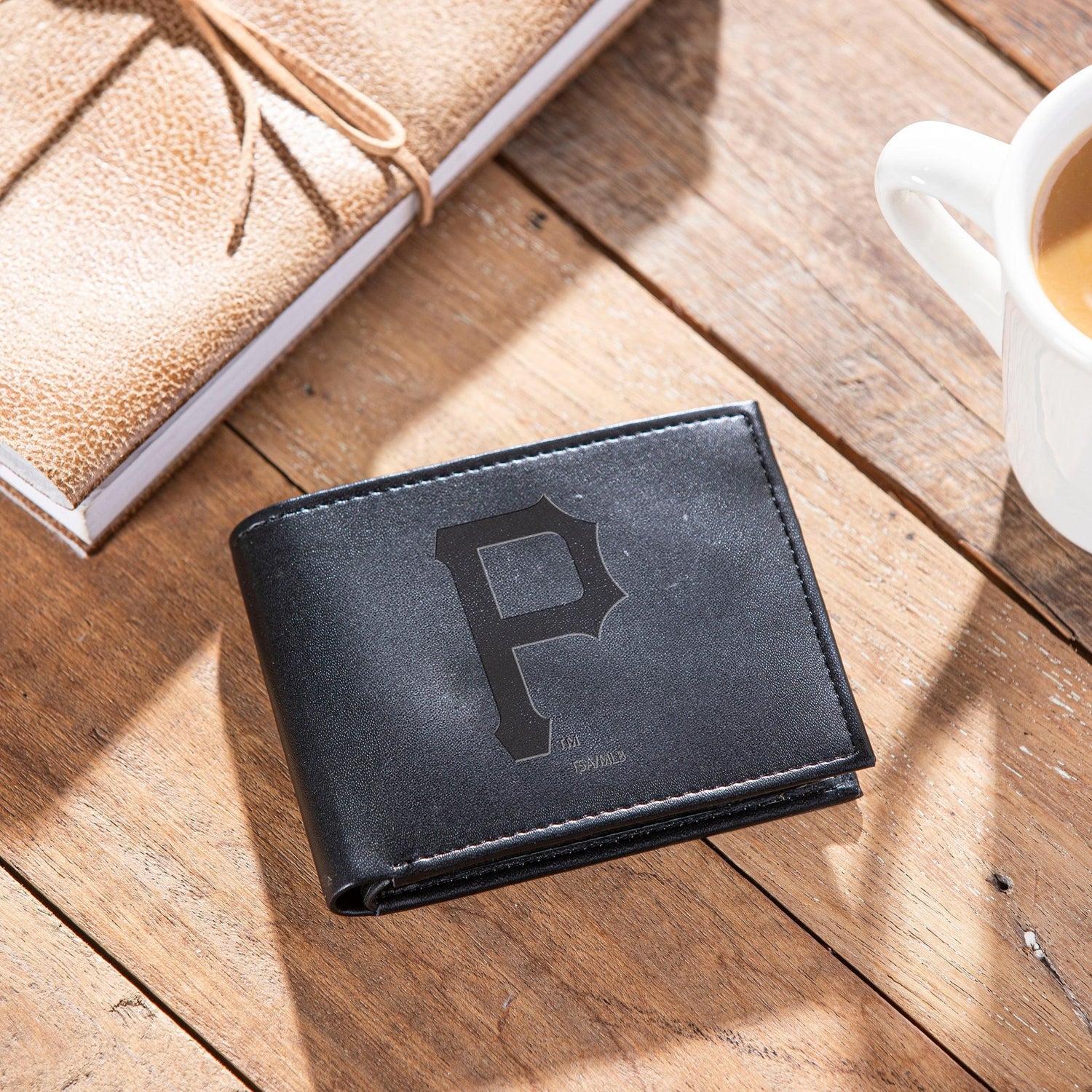 Pittsburgh Pirates Bi - Fold Wallet Black - EG Collective - 801946415107