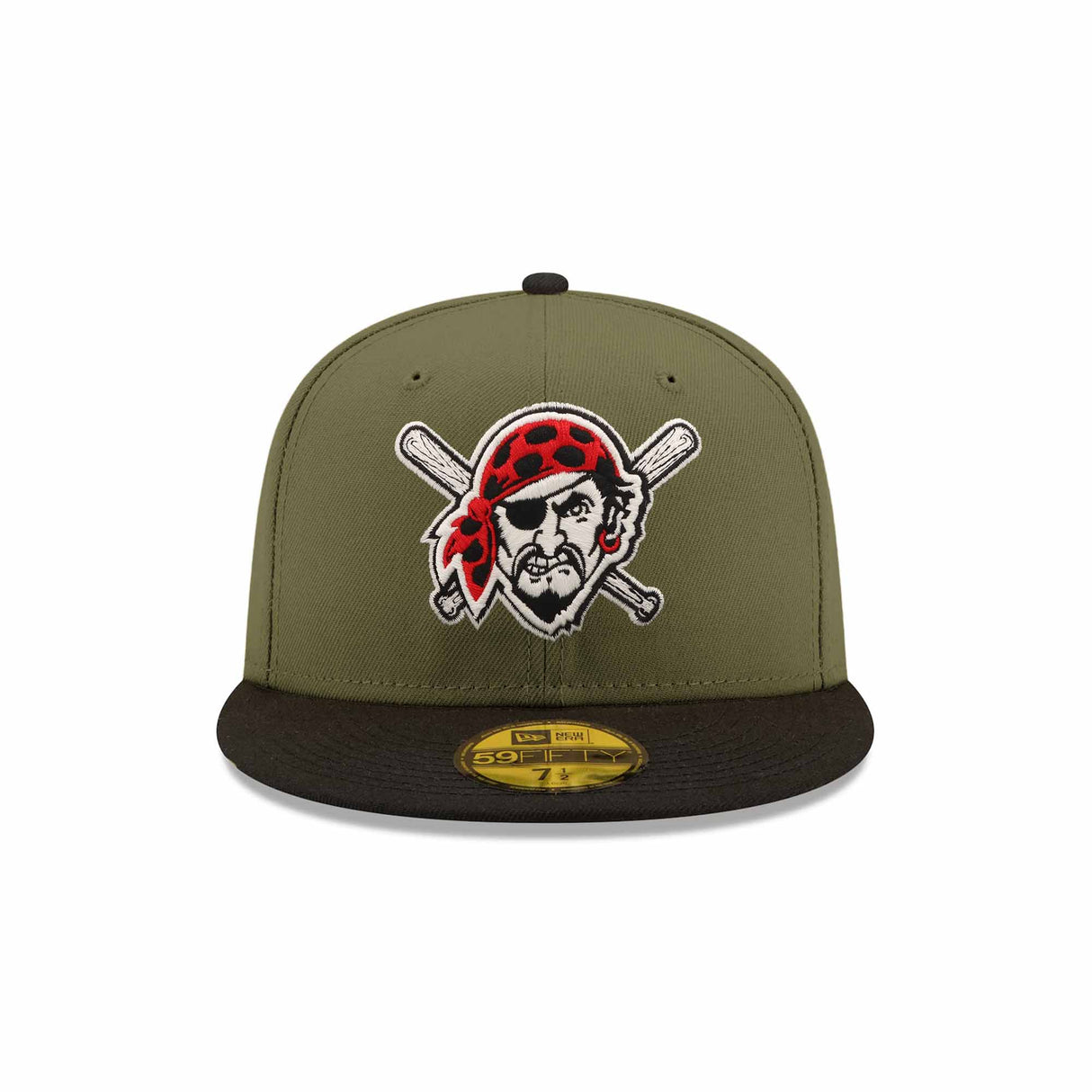 Pittsburgh Pirates Roberto Clemente Patch Olive & Black "Field Issue" 59FIFTY Fitted Hat - New Era -
