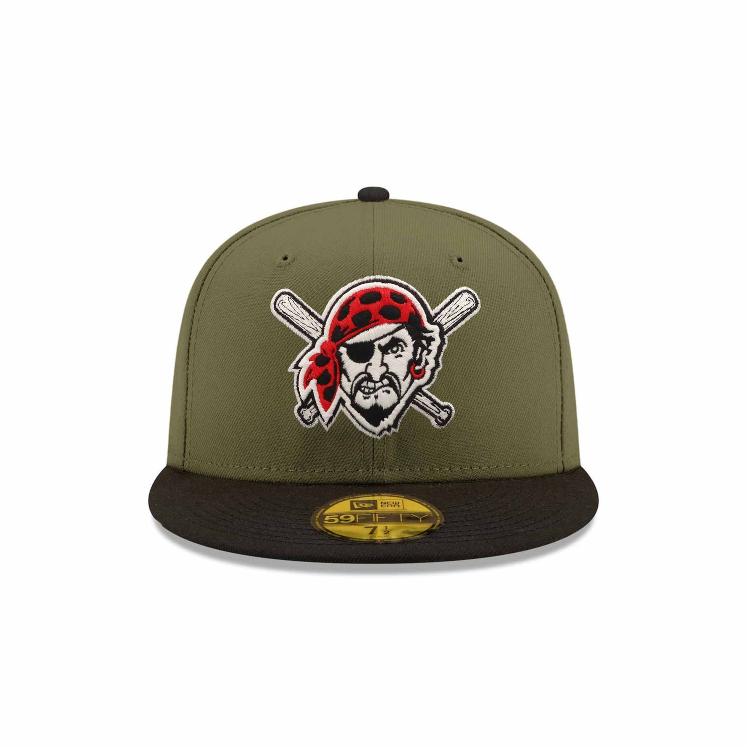 Pittsburgh Pirates Roberto Clemente Patch Olive & Black "Field Issue" 59FIFTY Fitted Hat - New Era -