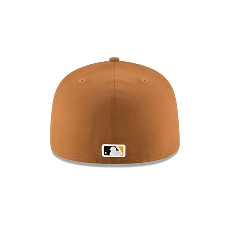 Pittsburgh Pirates Toasted Peanut/Black New Era 59FIFTY Fitted Hat - New Era -