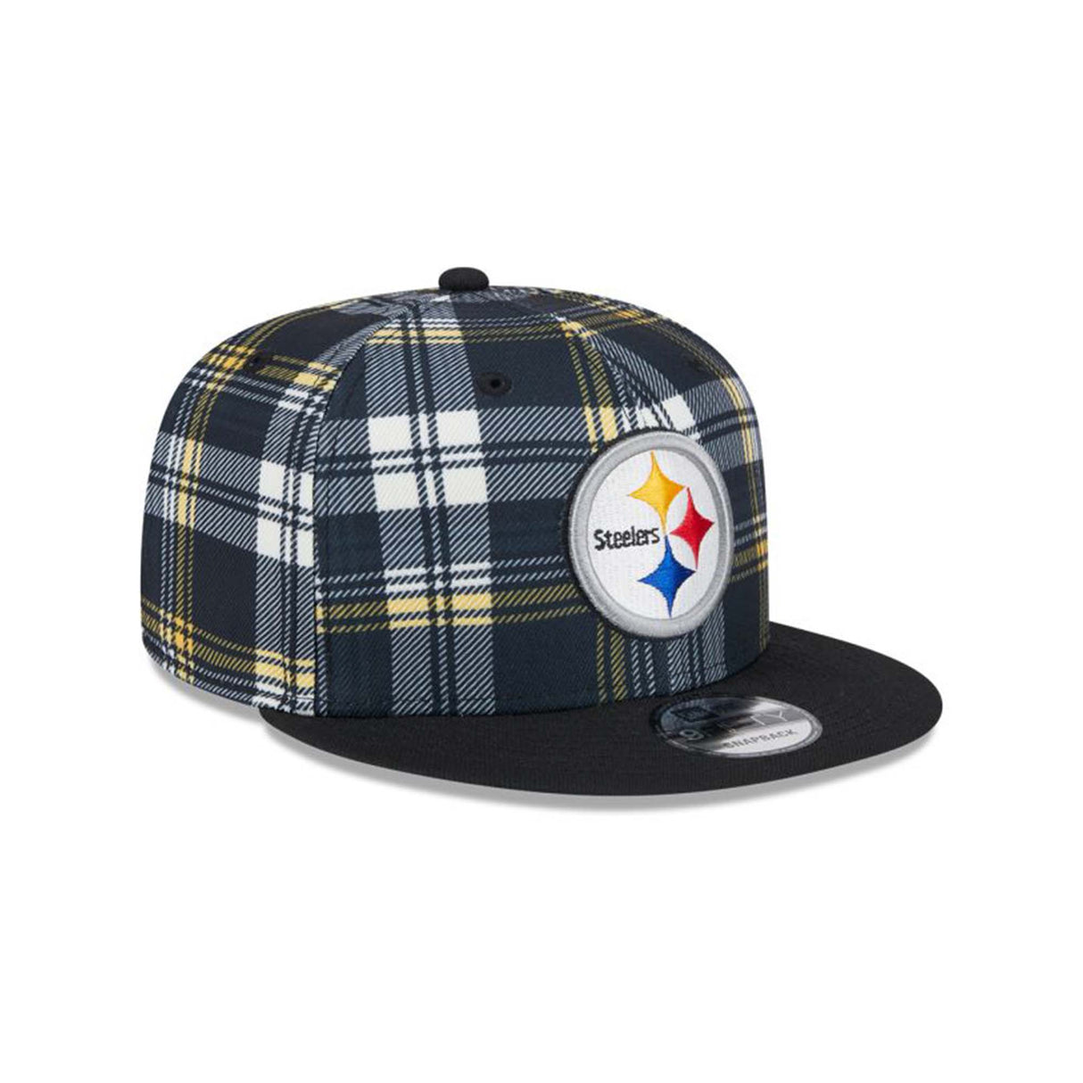 Pittsburgh Steelers 2024 Sideline Statement Plaid 9FIFTY Snapback Hat - New Era - 23950912901