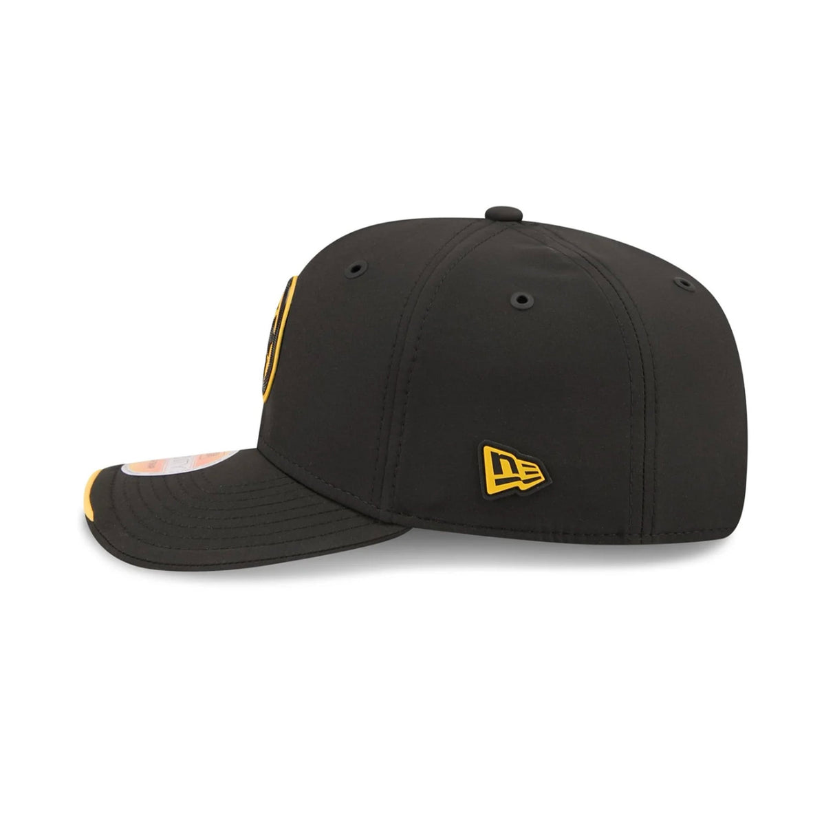 Pittsburgh Steelers 2026 NFL Sideline Collection Black 9SEVENTY Stretch-Snap Hat - New Era - 23850512901