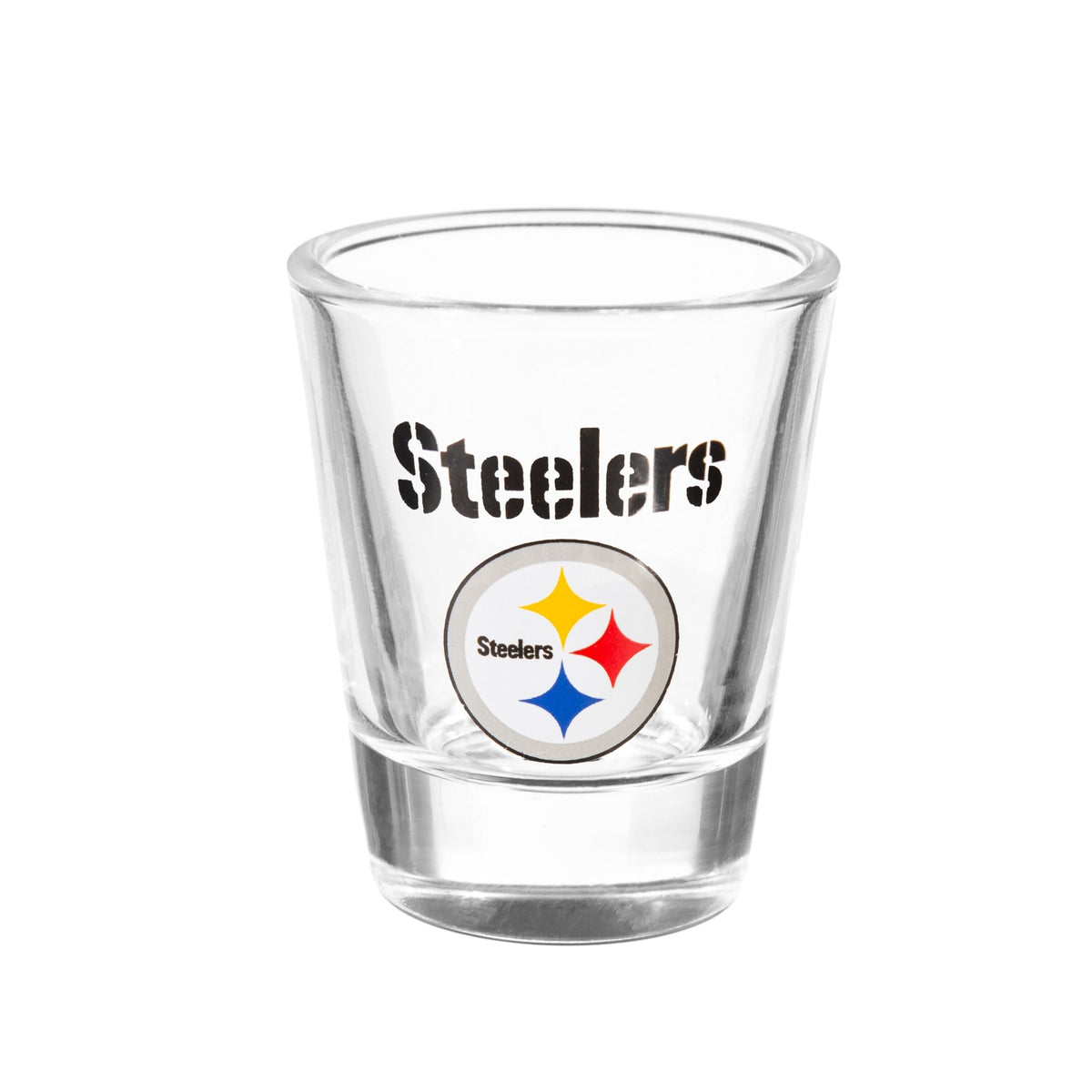 Pittsburgh Steelers 4-Piece Ceramic and Glass 2oz. Shot Glass Set - EG Collective - 801946180203