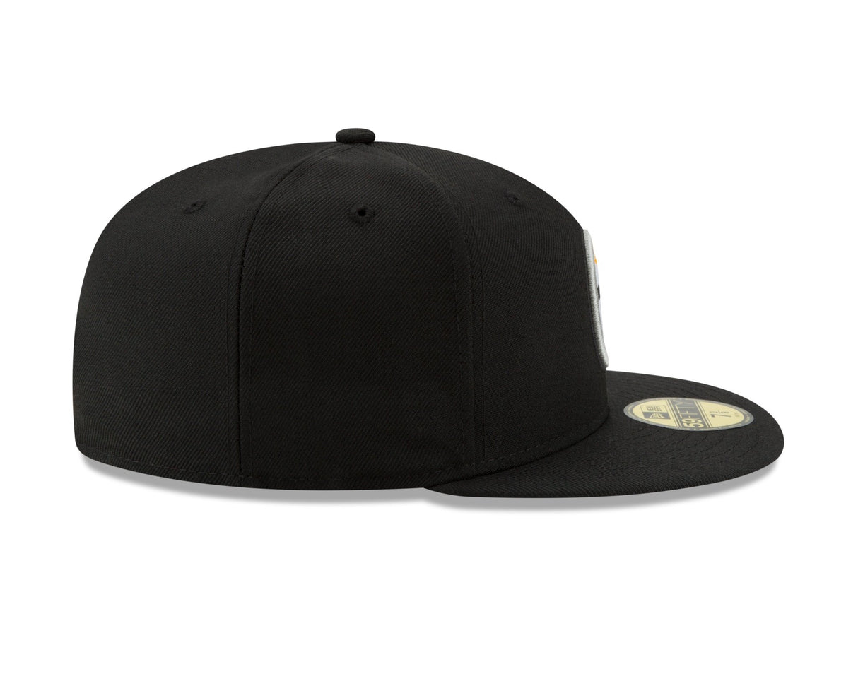 Pittsburgh Steelers Authentic Collection Black New Era 59FIFTY Fitted - New Era -