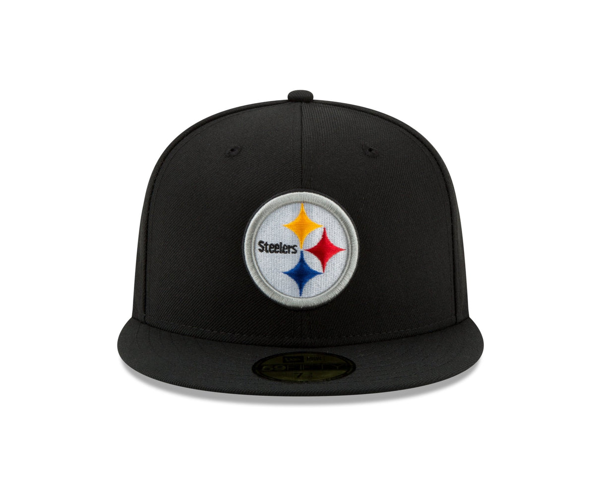 Pittsburgh Steelers Authentic Collection Black New Era 59FIFTY Fitted - New Era -