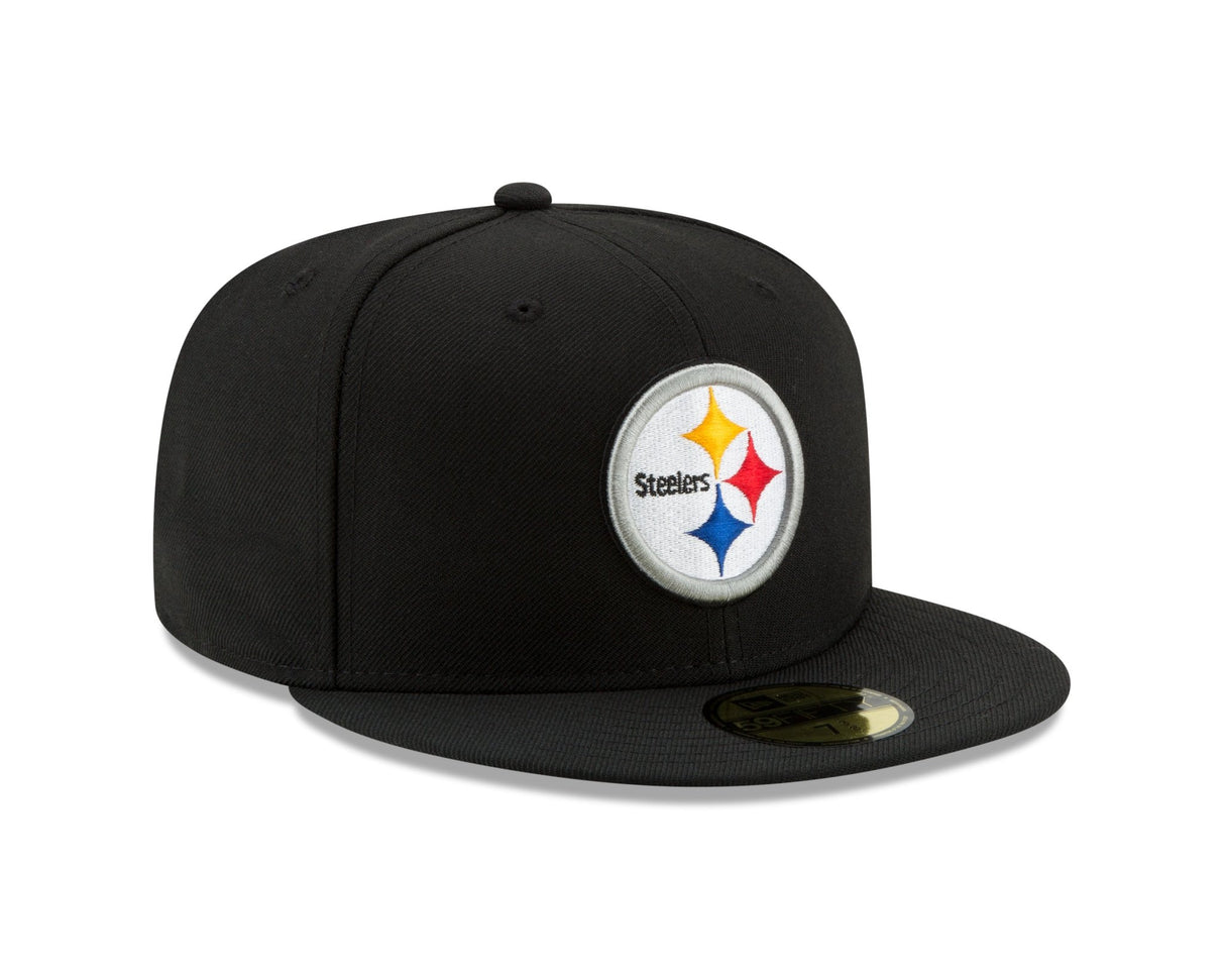 Pittsburgh Steelers Authentic Collection Black New Era 59FIFTY Fitted - New Era -