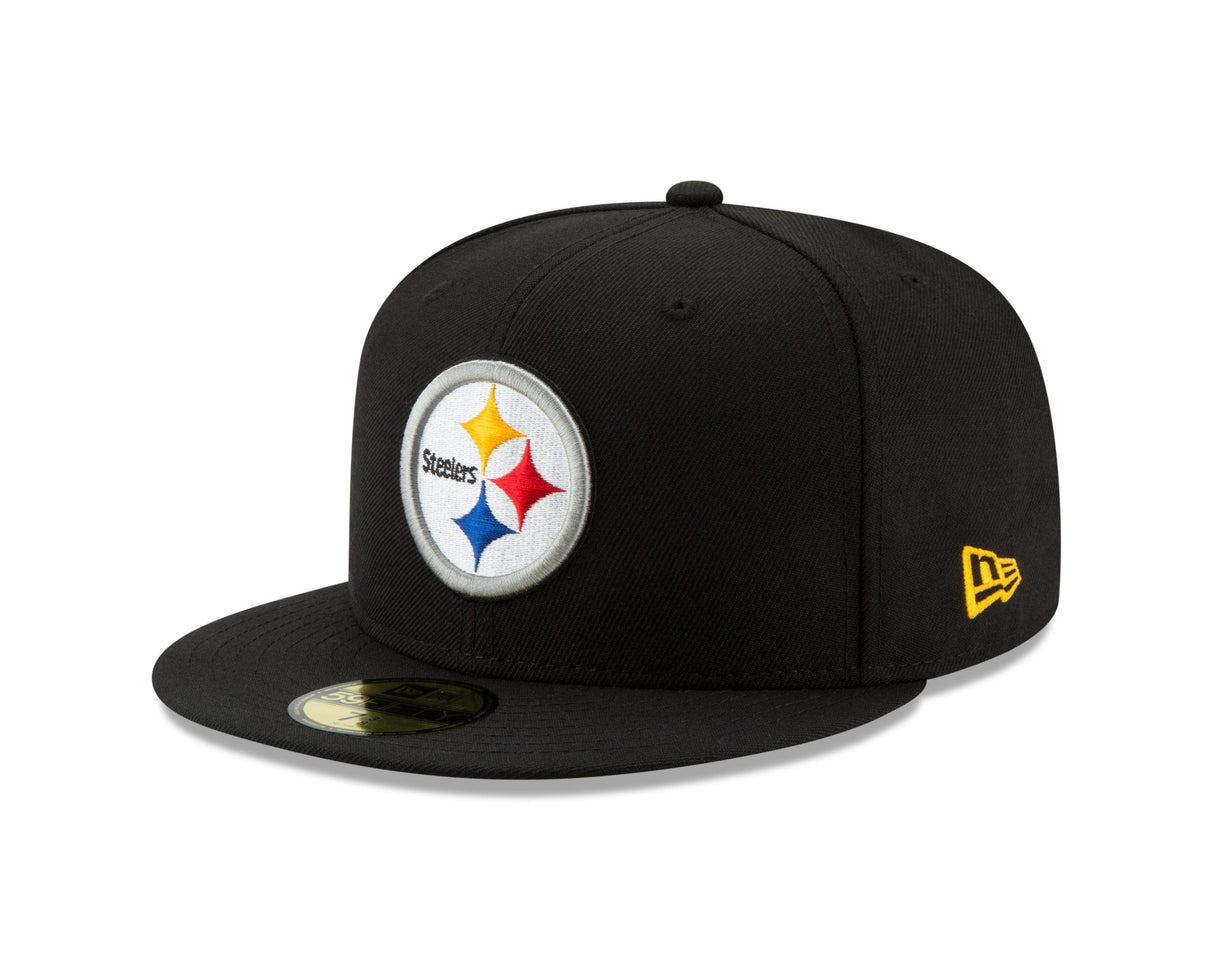 Pittsburgh Steelers Authentic Collection Black New Era 59FIFTY Fitted - New Era -