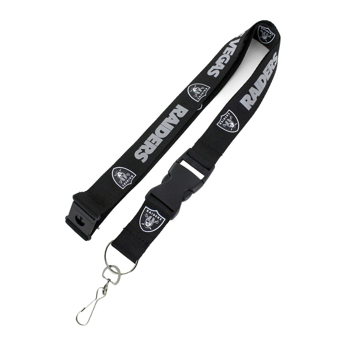 Las Vegas Raiders Black Lanyard