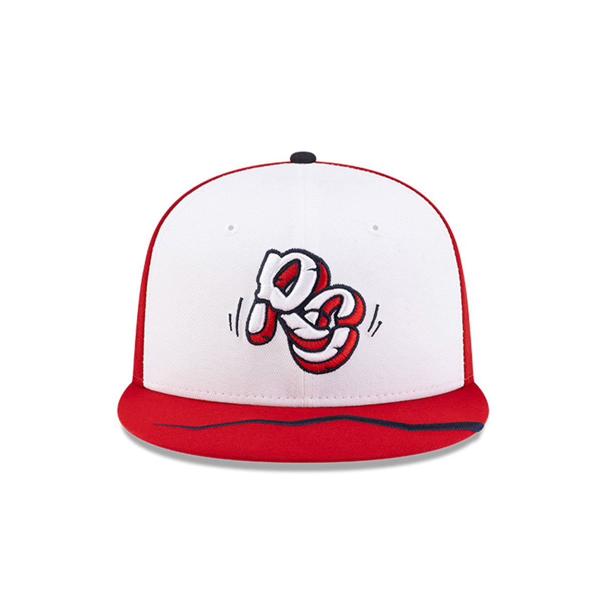 Rancho Cucamonga Quakes Alternate Logo Red & White 59FIFTY Fitted Hat - New Era - 232606411123