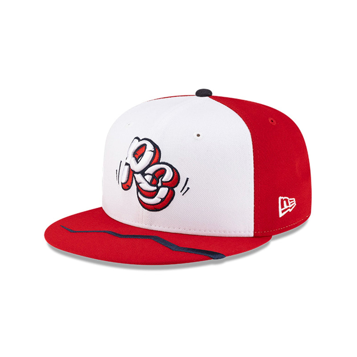 Rancho Cucamonga Quakes Alternate Logo Red & White 59FIFTY Fitted Hat - New Era - 232606411123