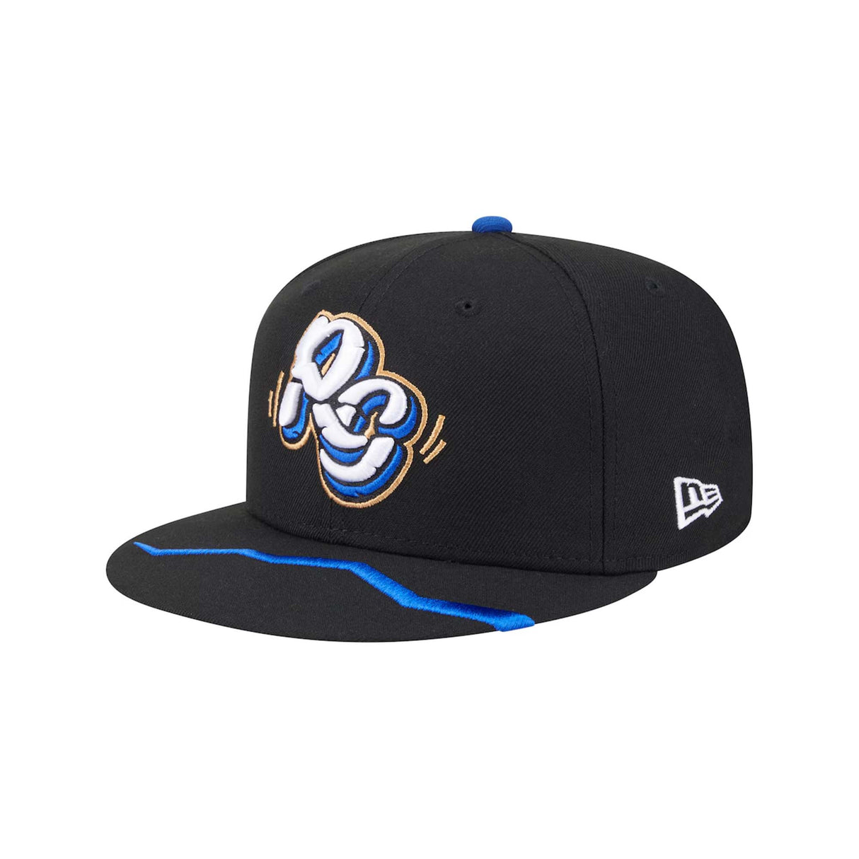 Rancho Cucamonga Quakes Black New Era 59FIFTY Fitted Hat - New Era -