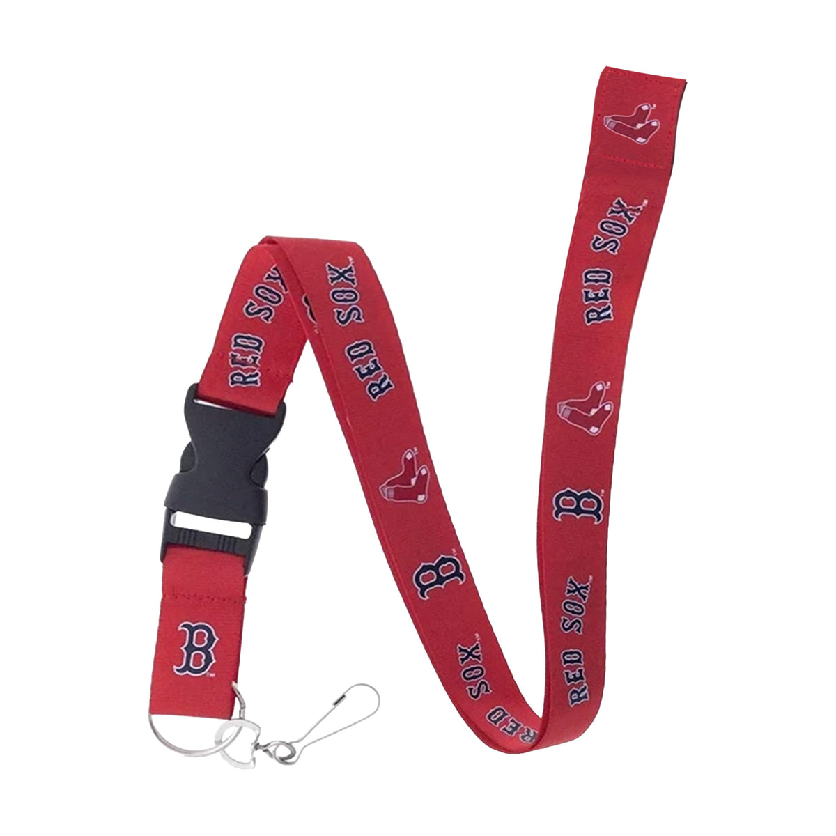 Boston Red Sox Red Velcro Breakaway Lanyard