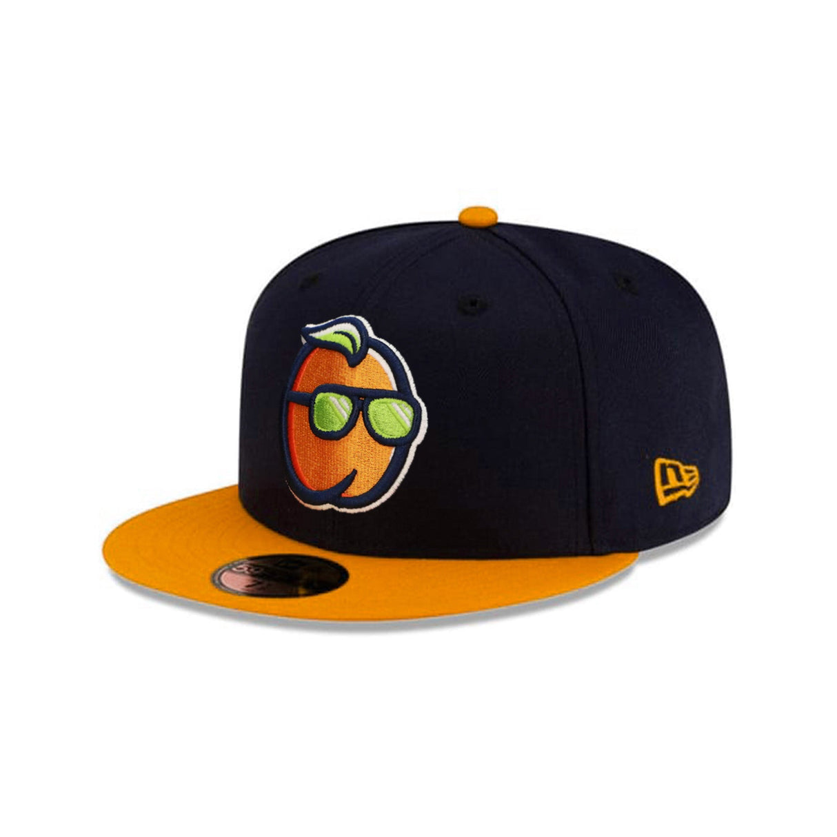 Rome Emperors Duraznos de Roma Copa de la Diversion Navy & Orange 59FIFTY Fitted Hat - New Era - 230405405401