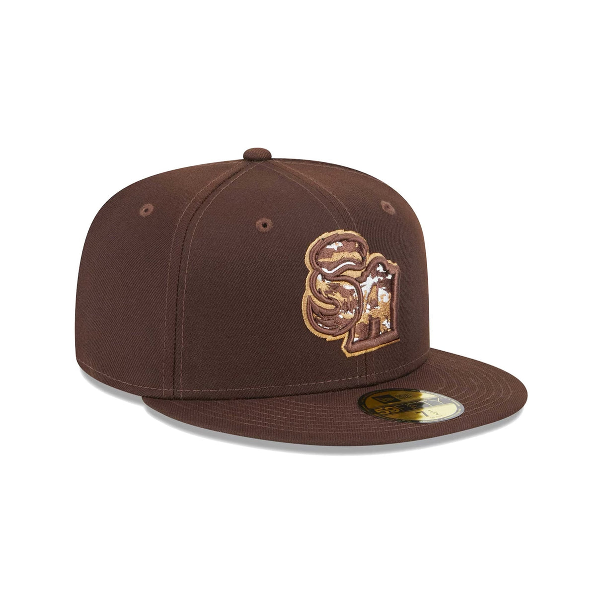 San Antonio Missions Theme Nights Military Appreciation Brown 59FIFTY Fitted Hat - New Era - 2346419401