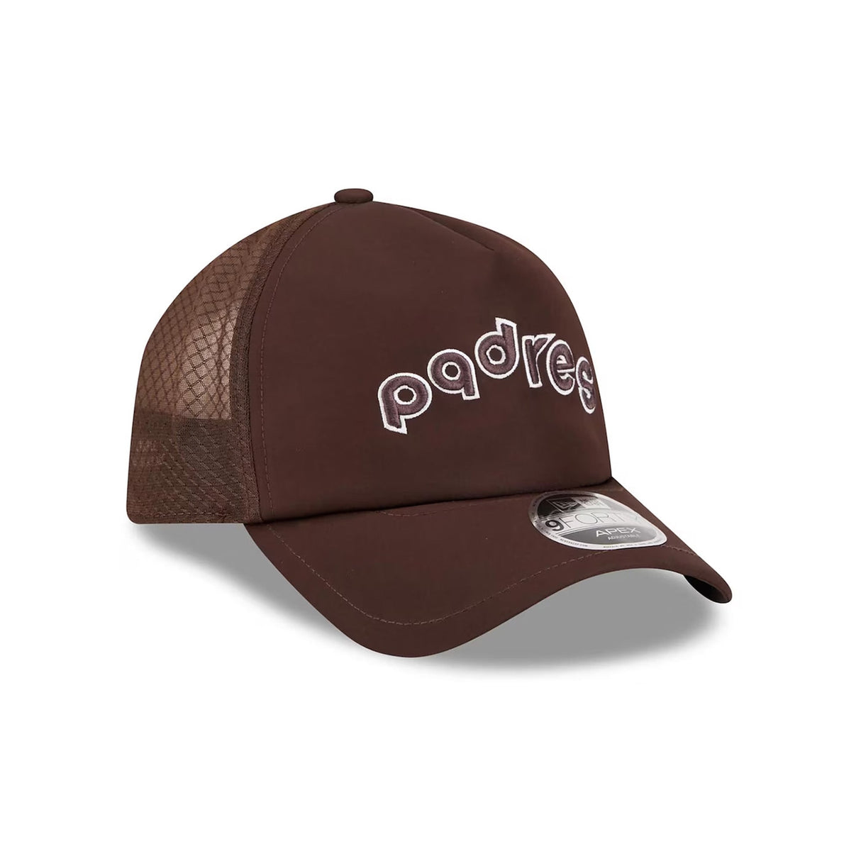 San Diego Padres 2026 Batting Practice Alternate Brown Apex 9FORTY Snapback Hat - New Era - 23010841904