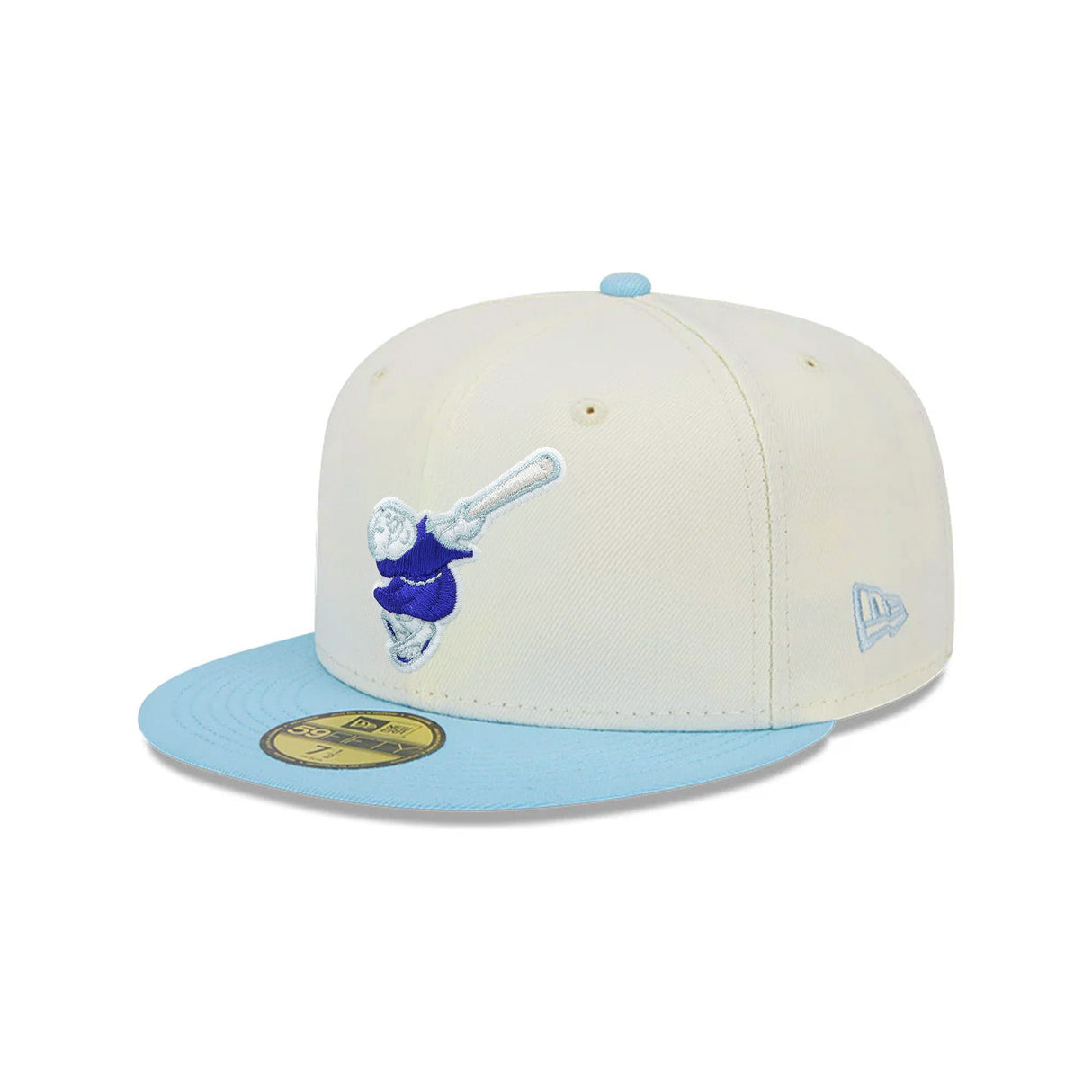 San Diego Padres 40th Anniversary Patch Chrome Blue Sky Stadium 59FIFTY Fitted Hat - New Era - 23180141901